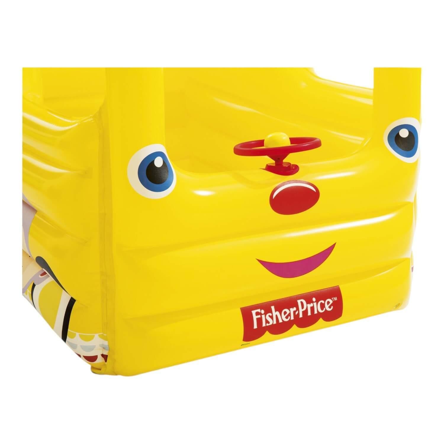 Piscina Bus inflable con pelotas 137X96X96Cms Fisher Price-4