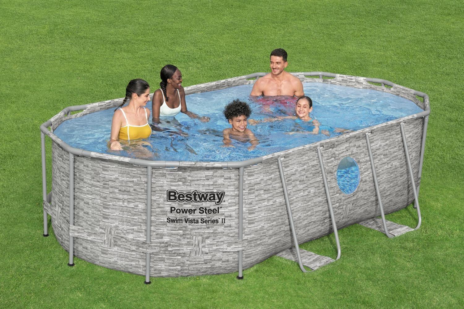 Piscina Bestway Ovalada Ventana Filtro+Acces 4.27X2.50X1.00M-3