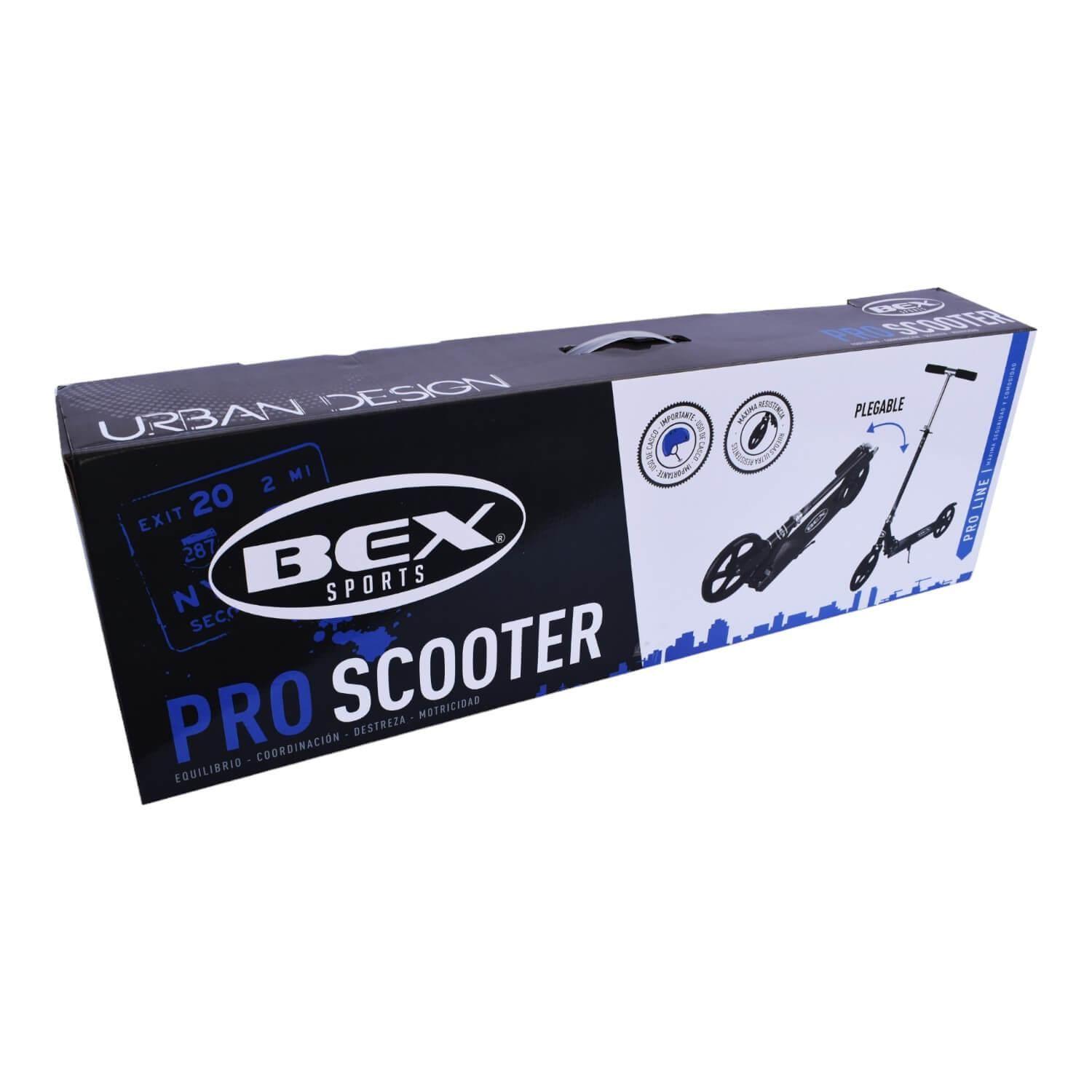 Scooter Pro Line Rueda Grande Barra Aluminio 88-100 Cm Bex-2