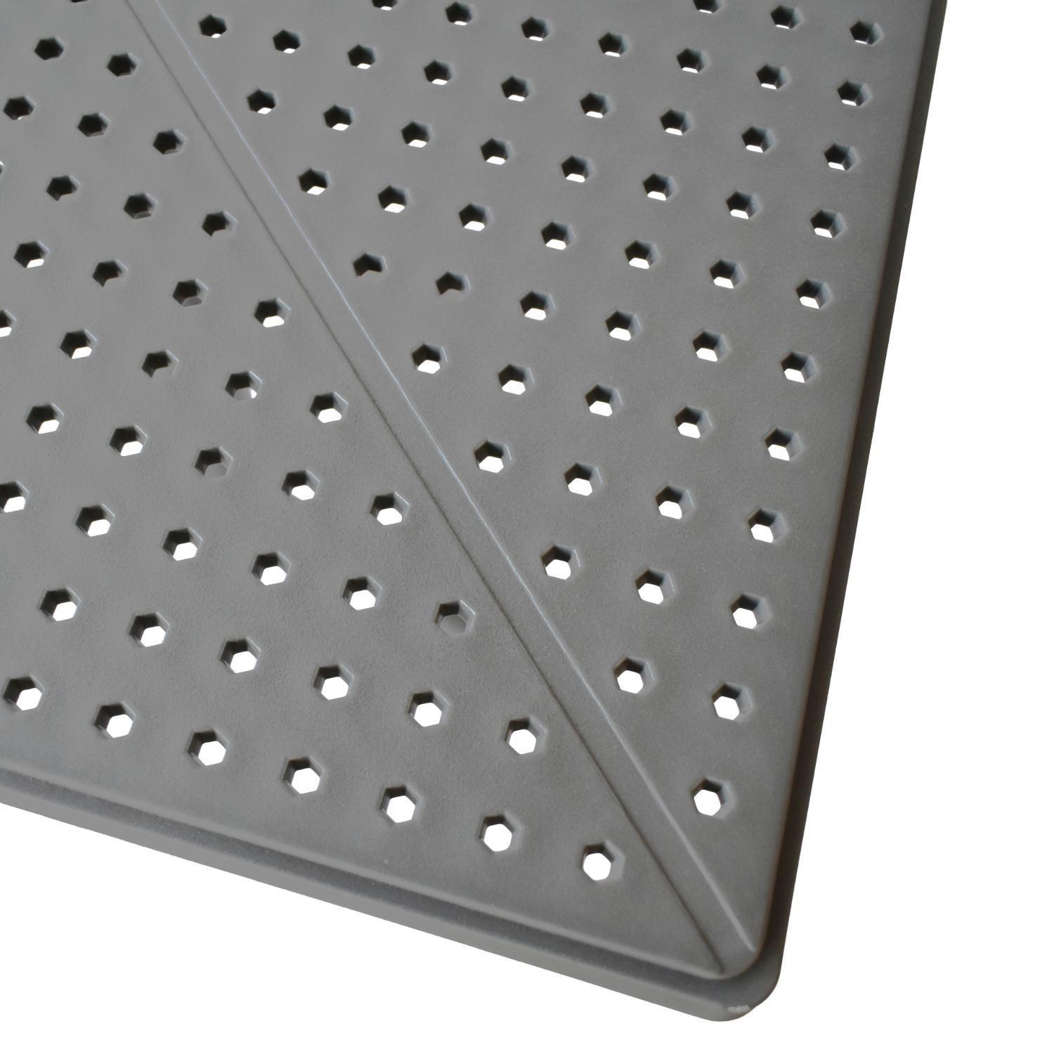 Mesa Cocina Terraza Jardín Cuadrada Sander 76x60x60 Gris-2