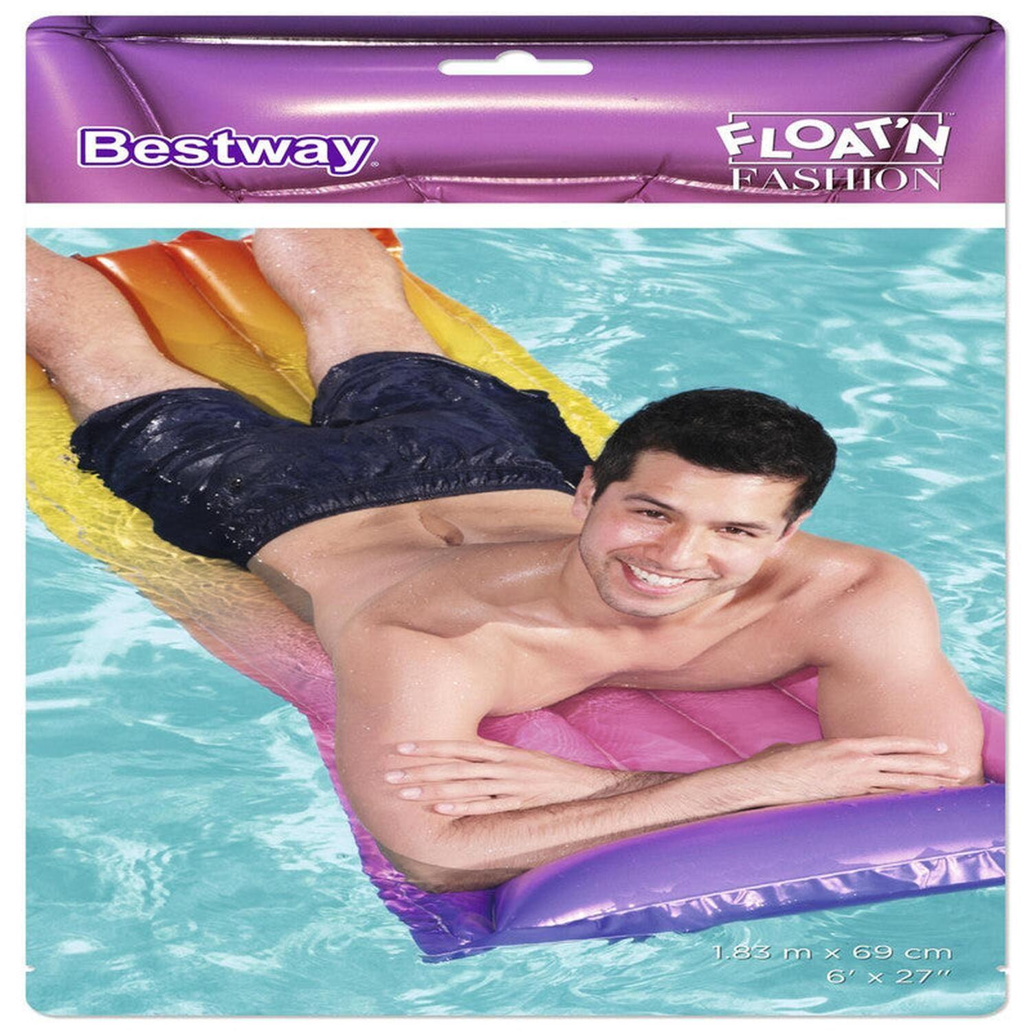 Flotador Reposera Inflable para piscina 170x54Cm Bestway-3