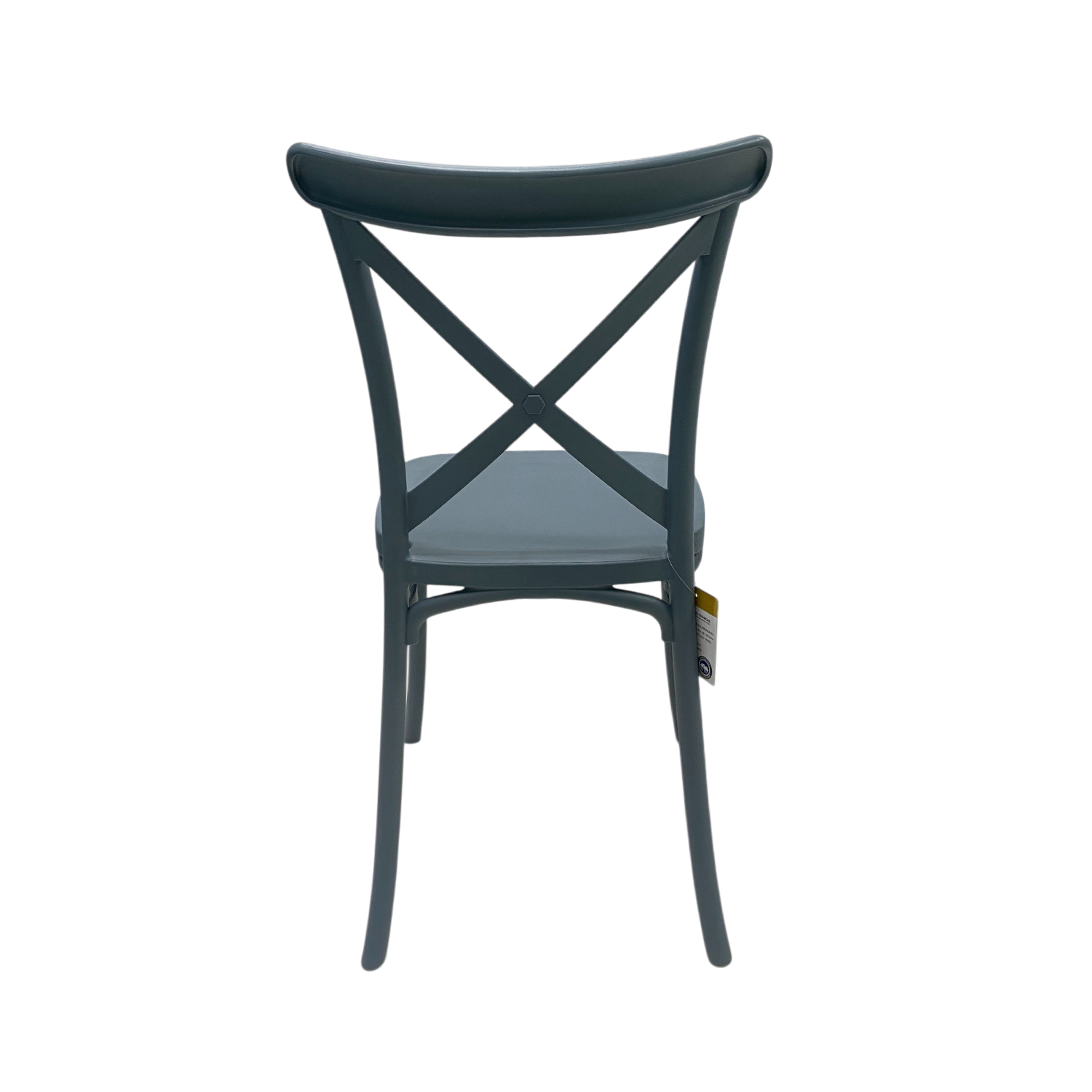 Silla Plástico Apilable Deco Copenhagen Azul Escandinavia-4