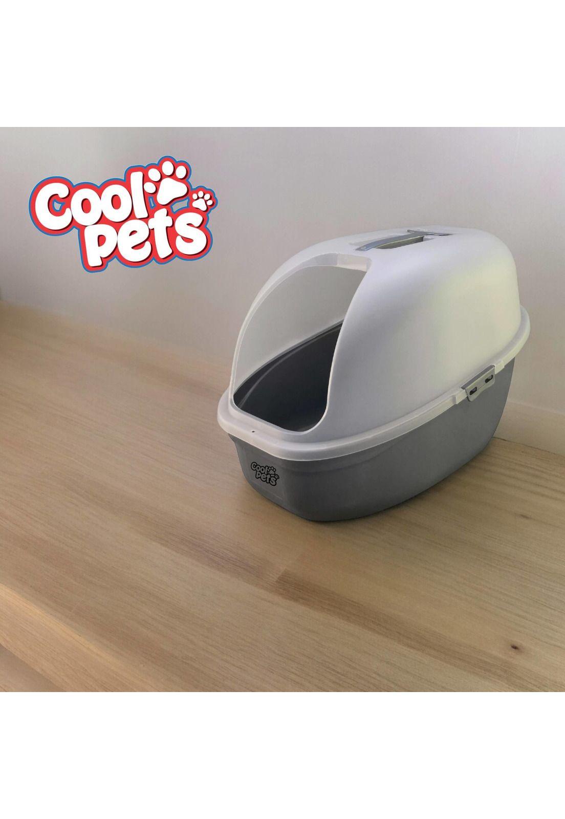 Arenero De Gato Con Pala Gris 61x41.5x41 Cms Coolpets-4