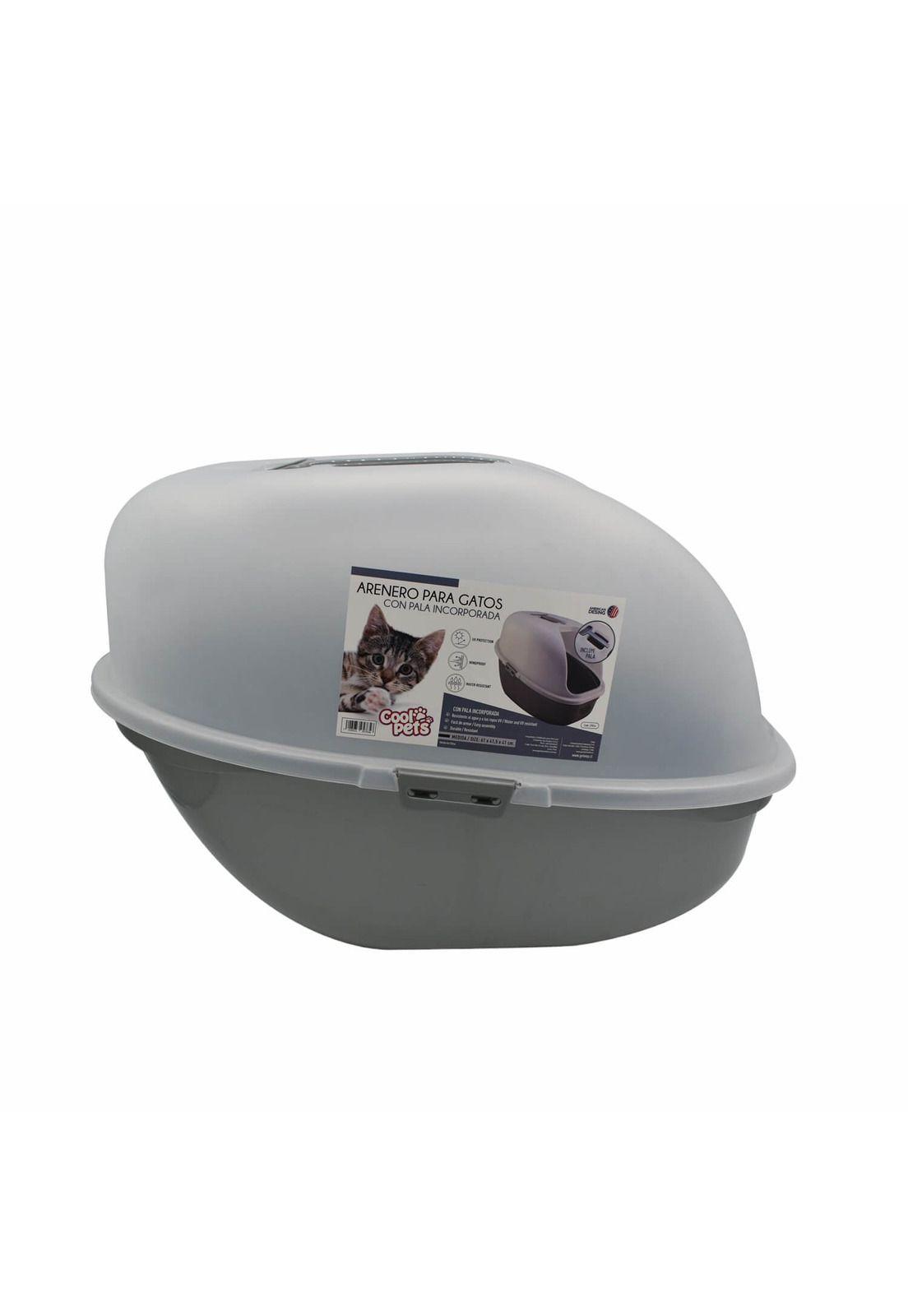 Arenero De Gato Con Pala Gris 61x41.5x41 Cms Coolpets-5