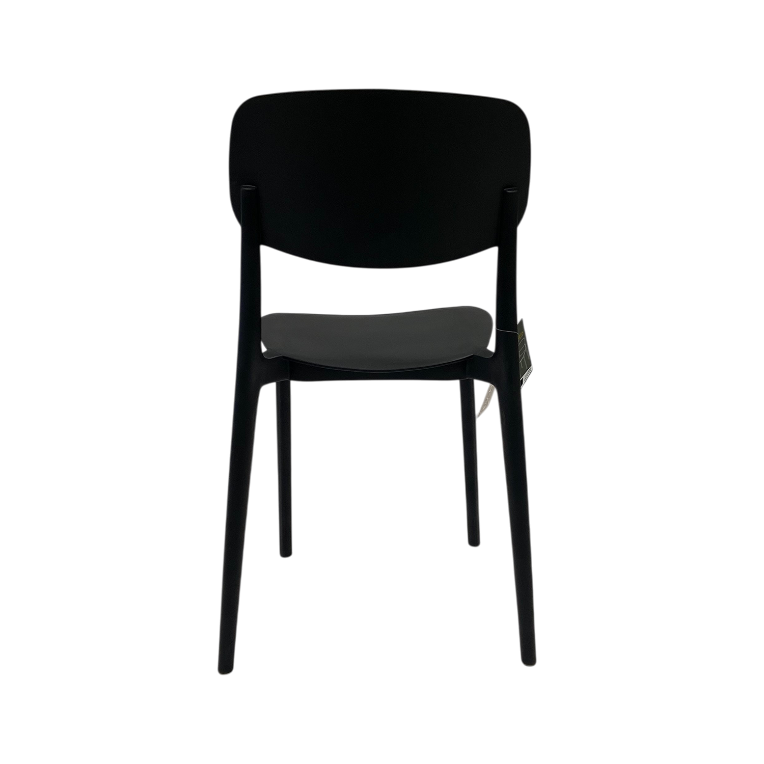 Silla Plástico Apilable Deco Estocolmo Negro Escandinavia-2