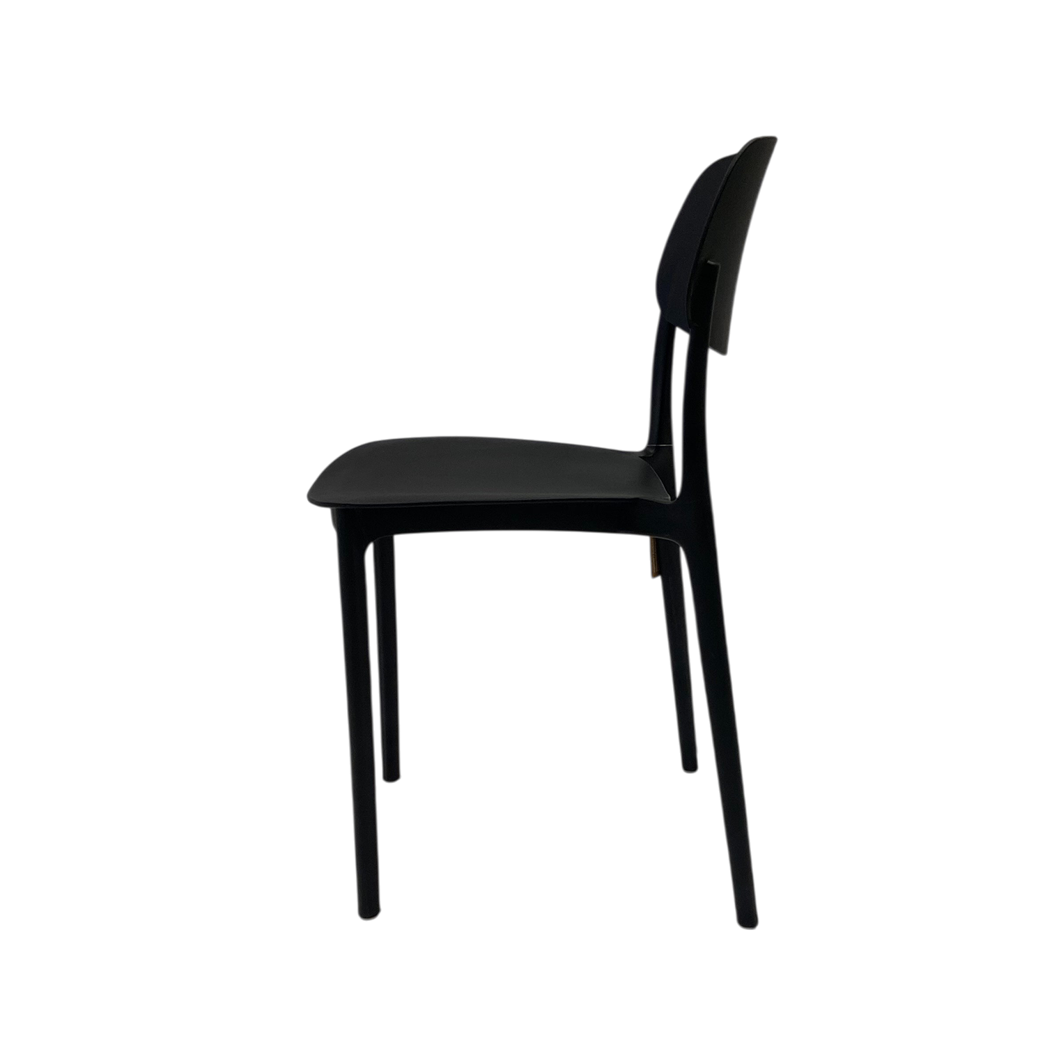 Silla Plástico Apilable Deco Estocolmo Negro Escandinavia-3
