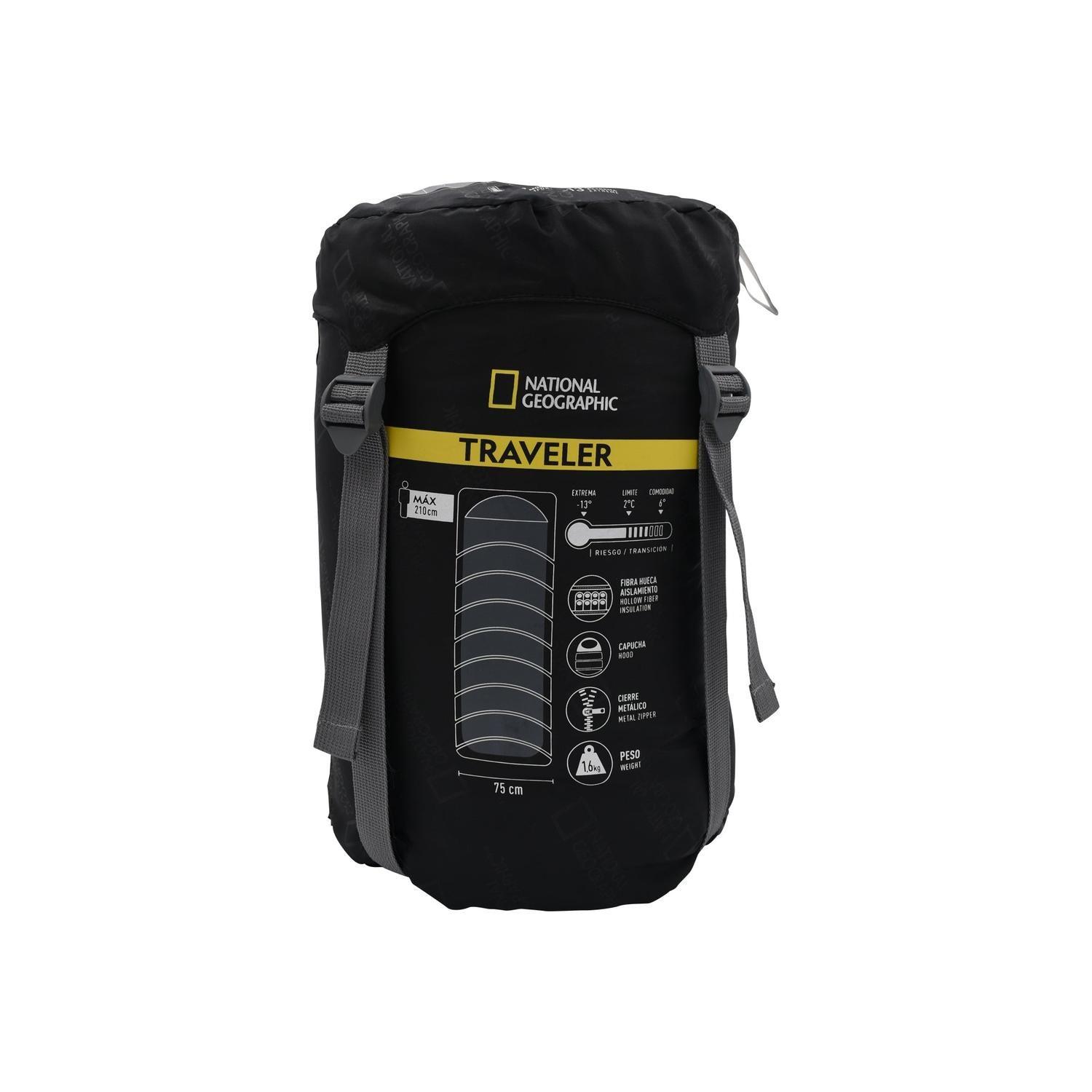 Saco De Dormir Traveler -5°C Azul National Geographic-3