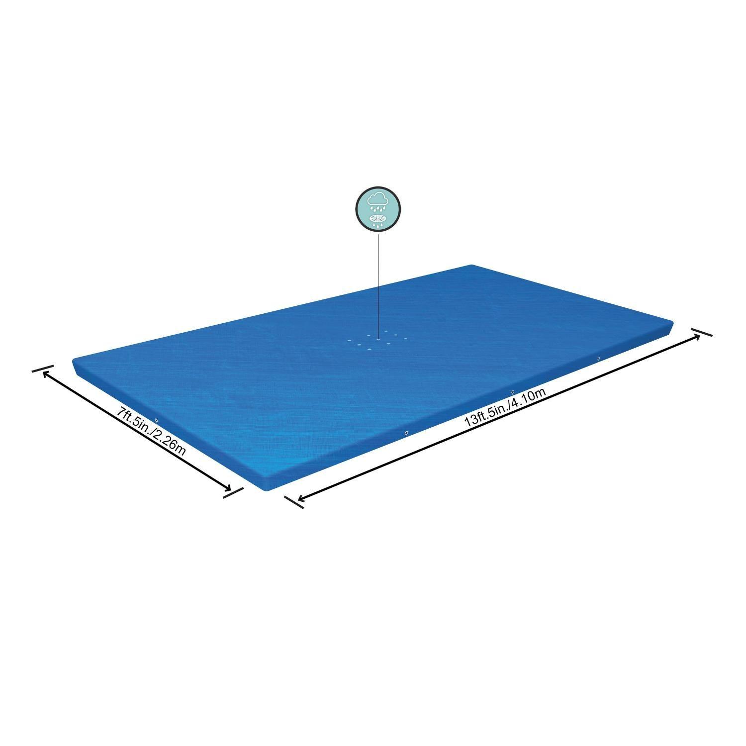 Lona Cobertor de Piscina Rectangular 4.00m x 2.11m Bestway-2