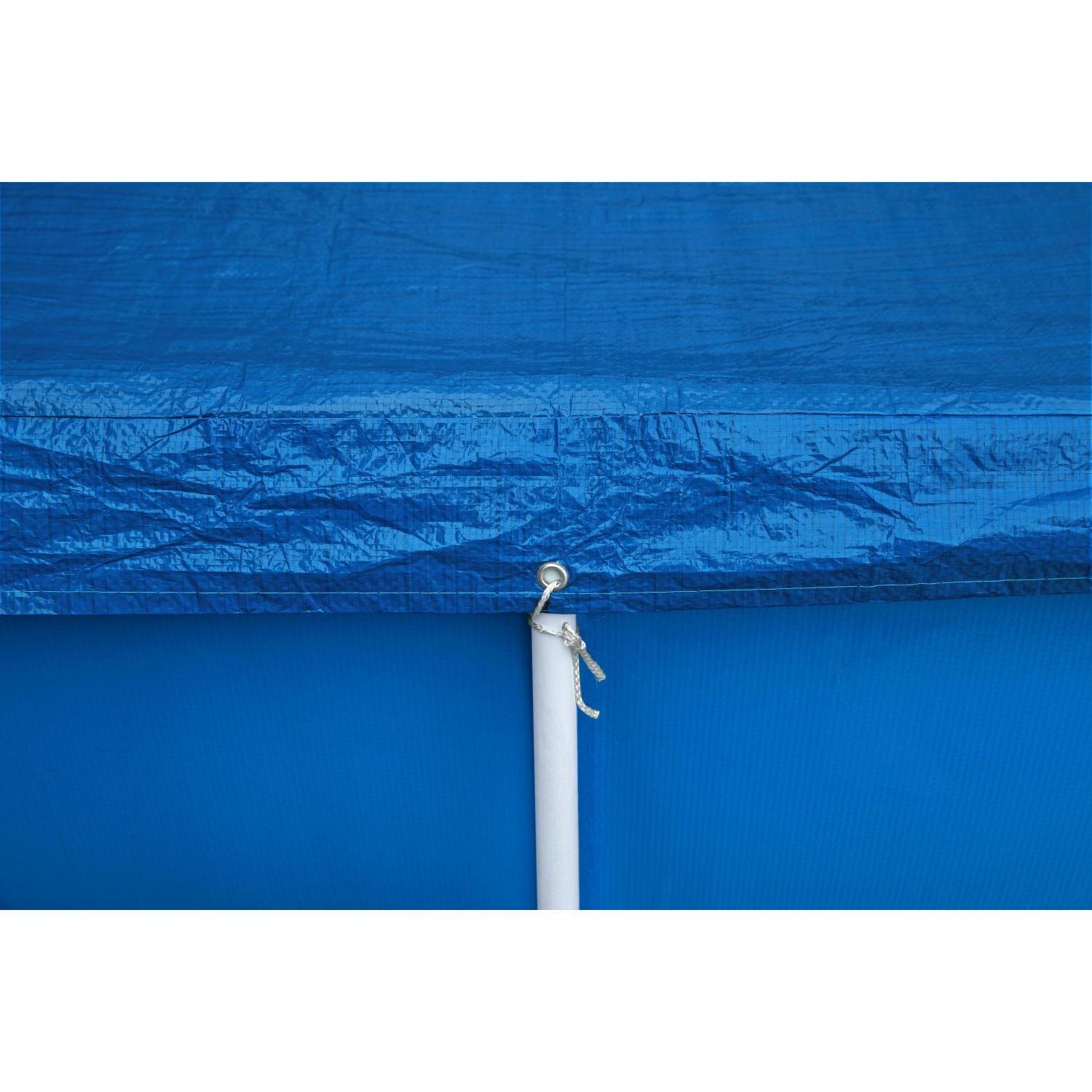 Lona Cobertor de Piscina Rectangular 4.00m x 2.11m Bestway-6