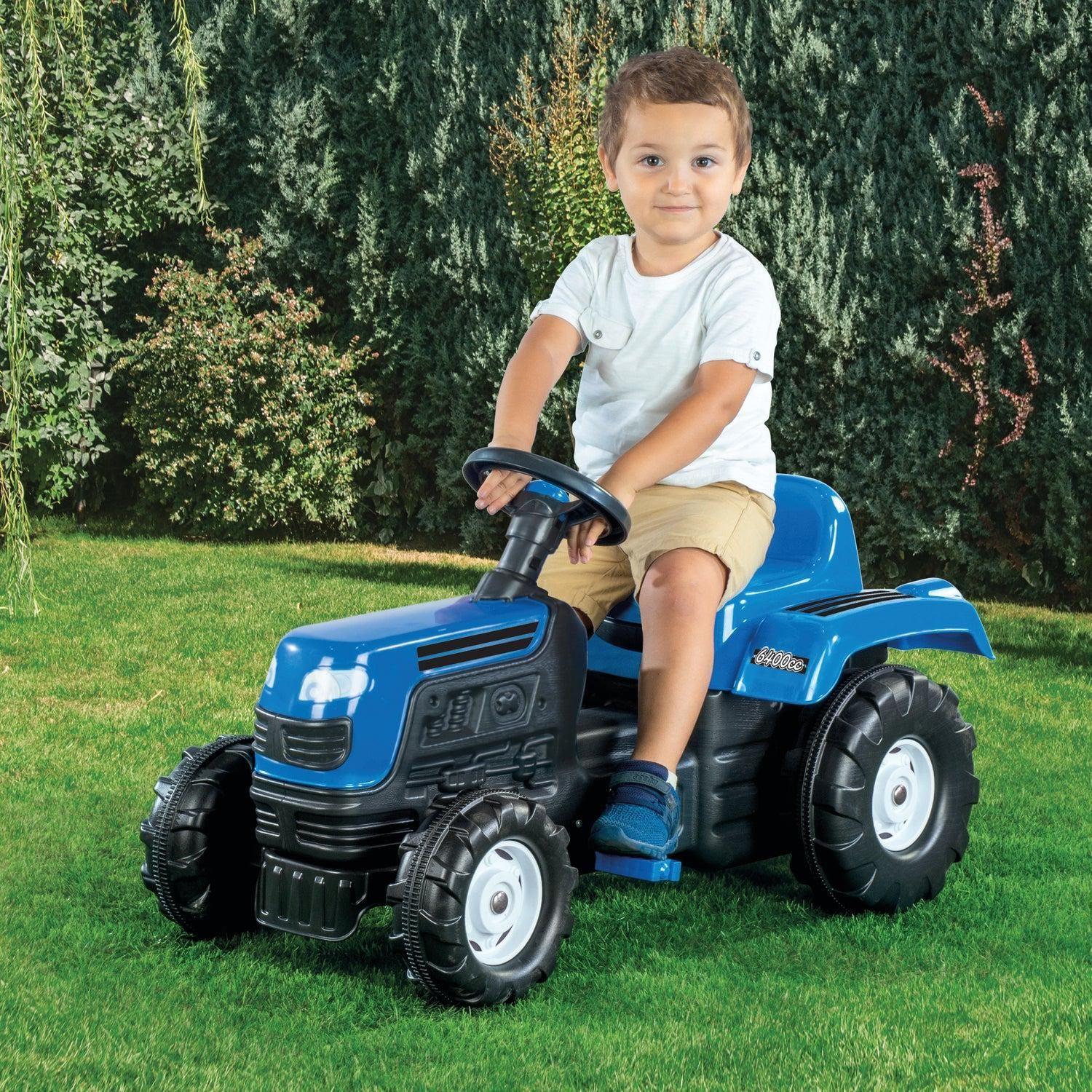 Tractor Con Pedales Azul 81x45x52 Cms Dolu-5