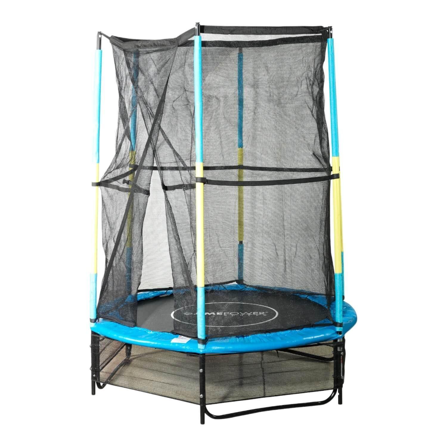 Cama Elastica 1,40m Malla Seguridad Cubre Resorte GamePower-0