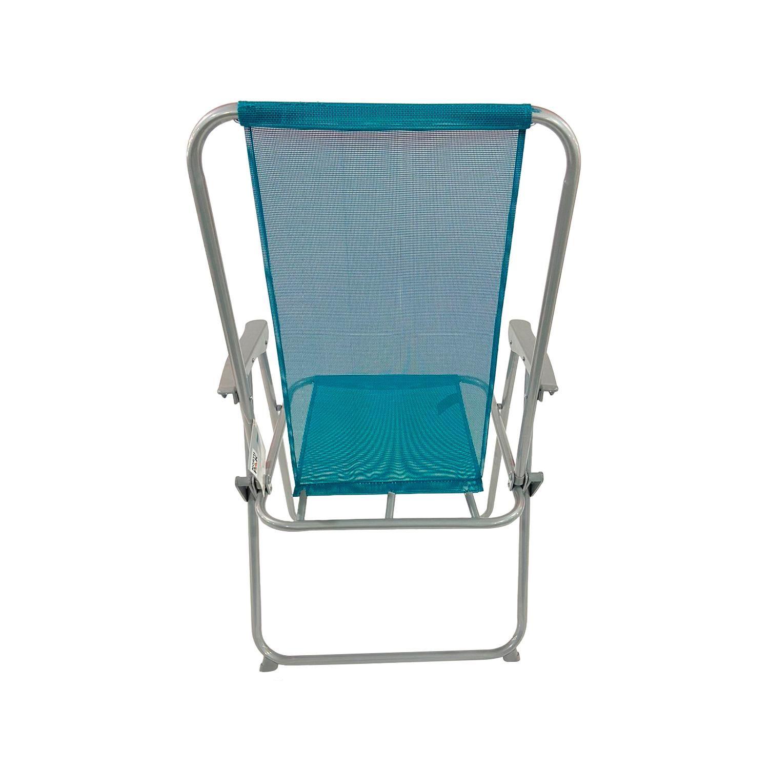 Silla Playera Blue Beach Azul 88x54x47cm North Pak-4