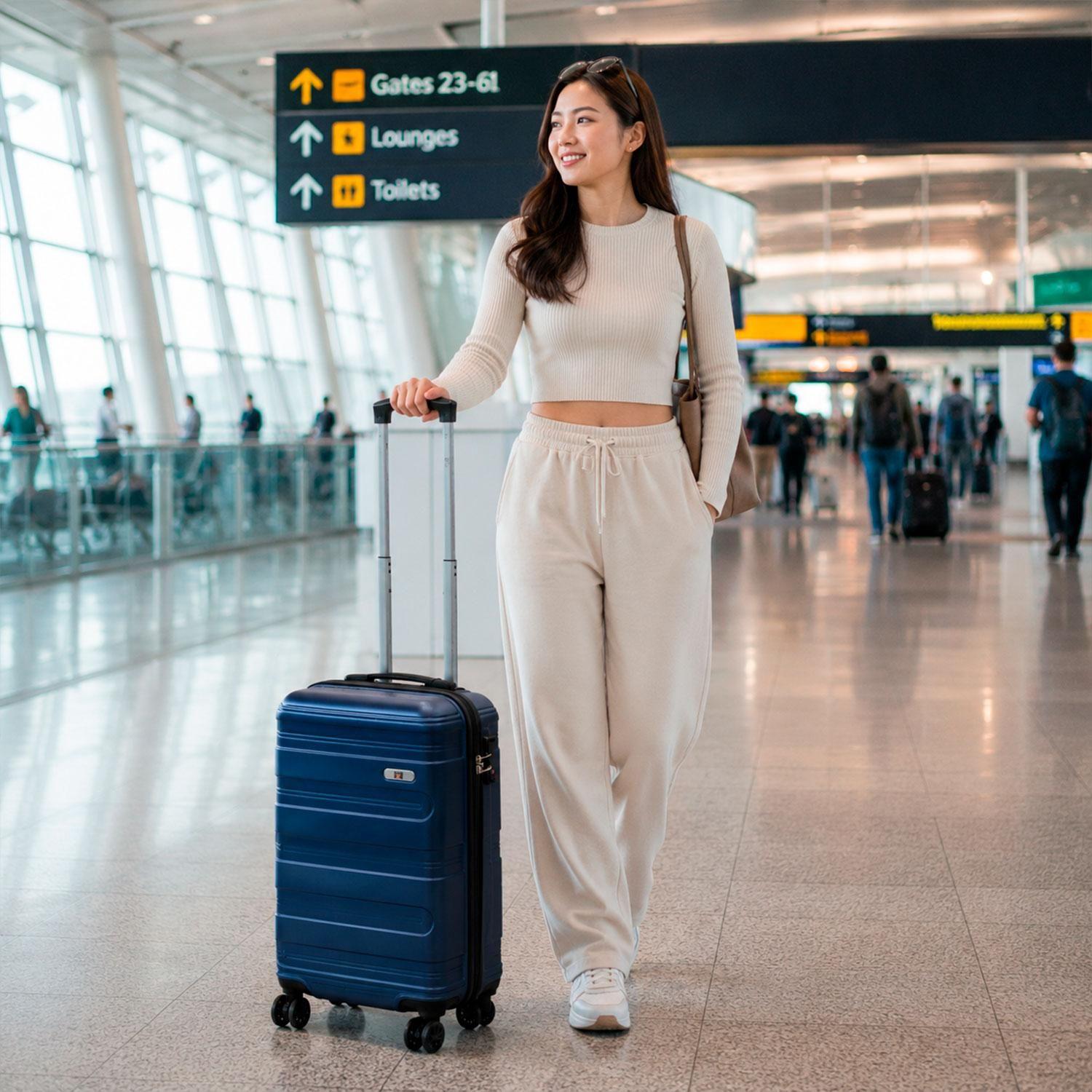 Maleta Northpak Viaje Cabina Equipaje Mano 20" 36L Azul-2