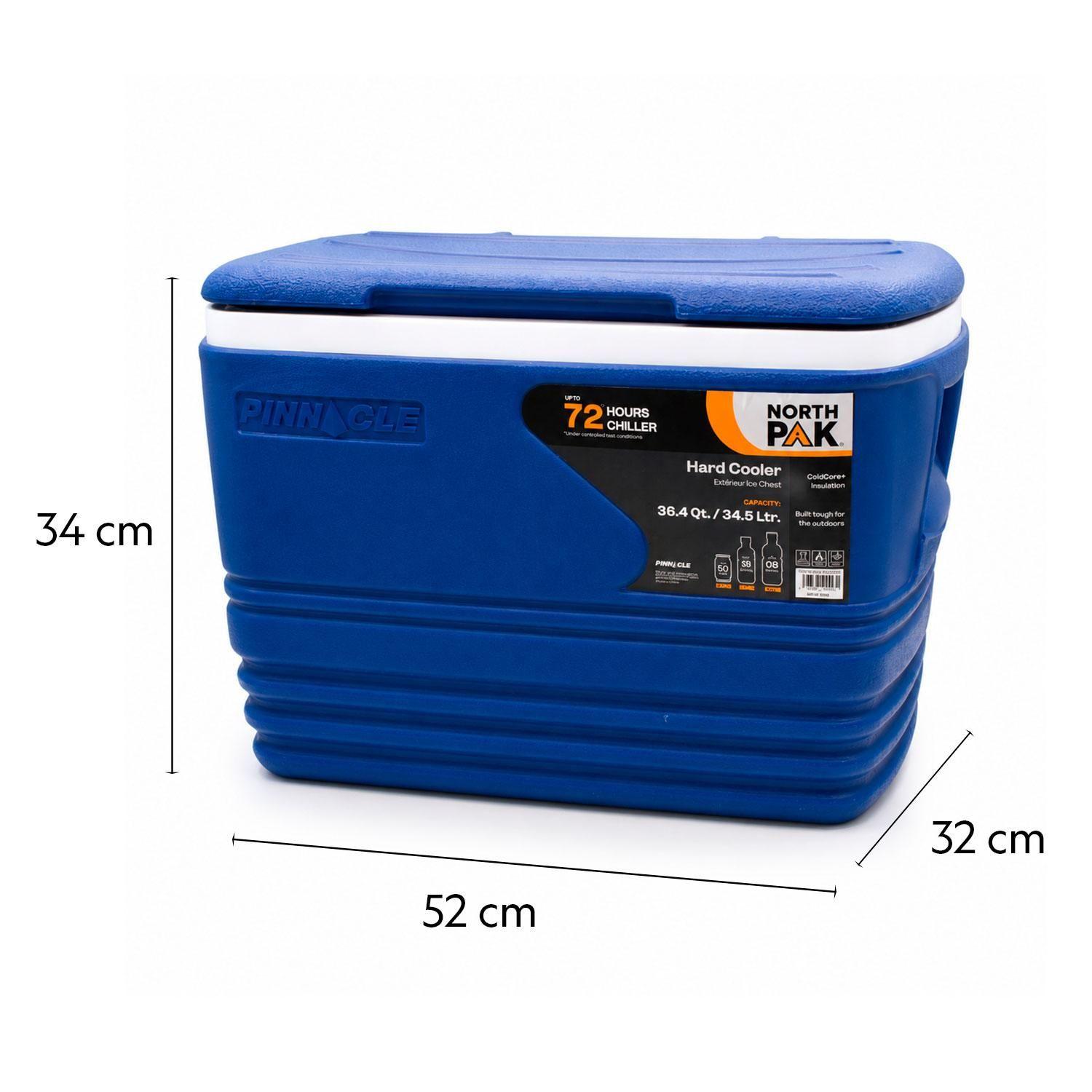 Cooler Nevera Portátil Eskimo 34.5 Litros Azul NorthPak-2