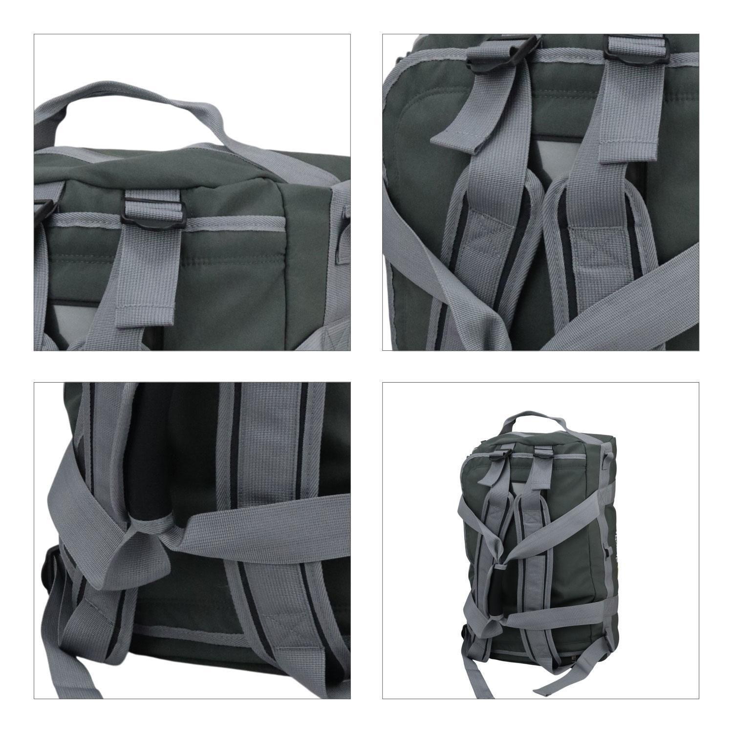 Bolso Mochila Viaje Nylon 80 Litros gris National Geographic-3