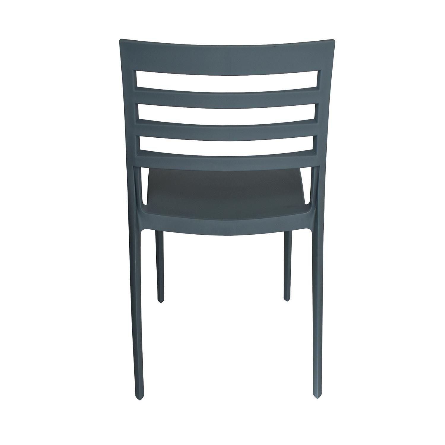 Silla Plástico Apilable Deco Nybro Azulado Escandinavia-3