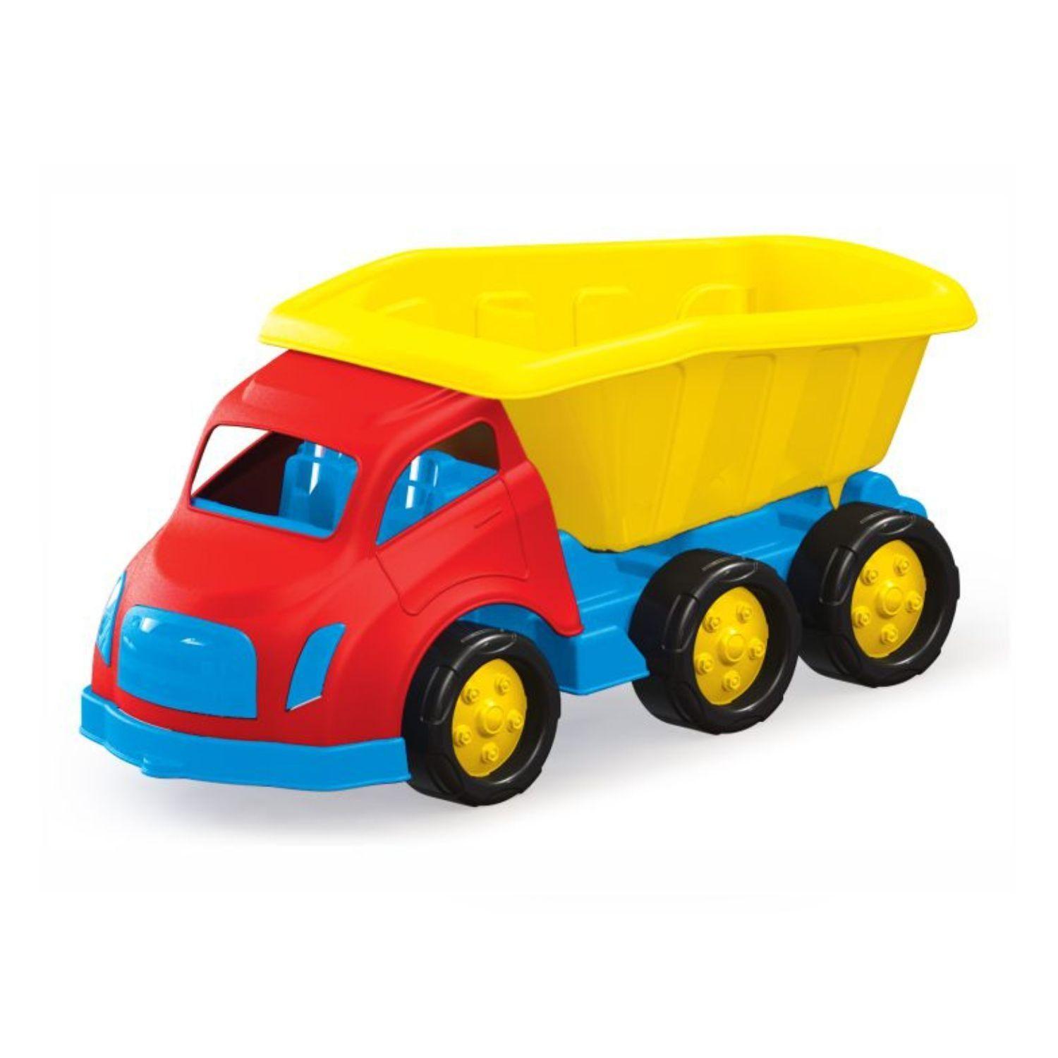 Camión Tolva Juguete rojo amarillo 69cm Dolu-2