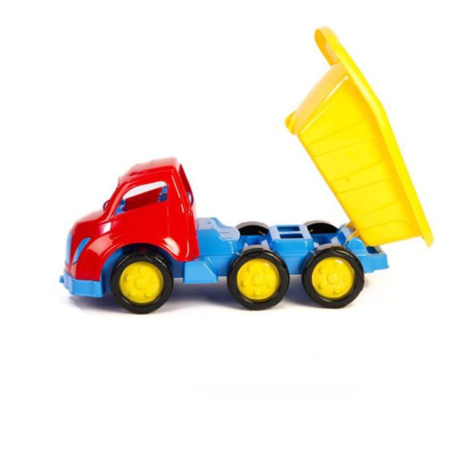 Camión Tolva Juguete rojo amarillo 69cm Dolu-3