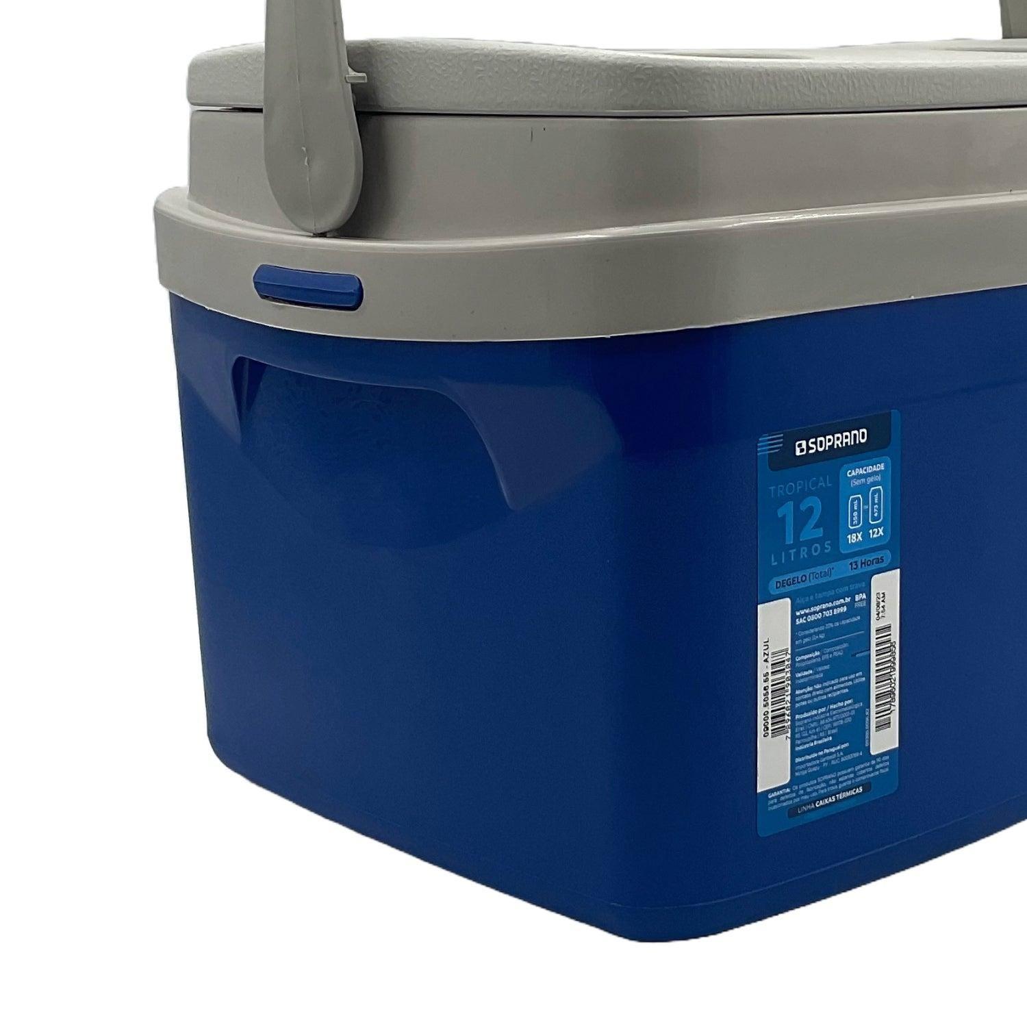 Cooler Tropical 12 Litros Con Portavasos Soprano-1