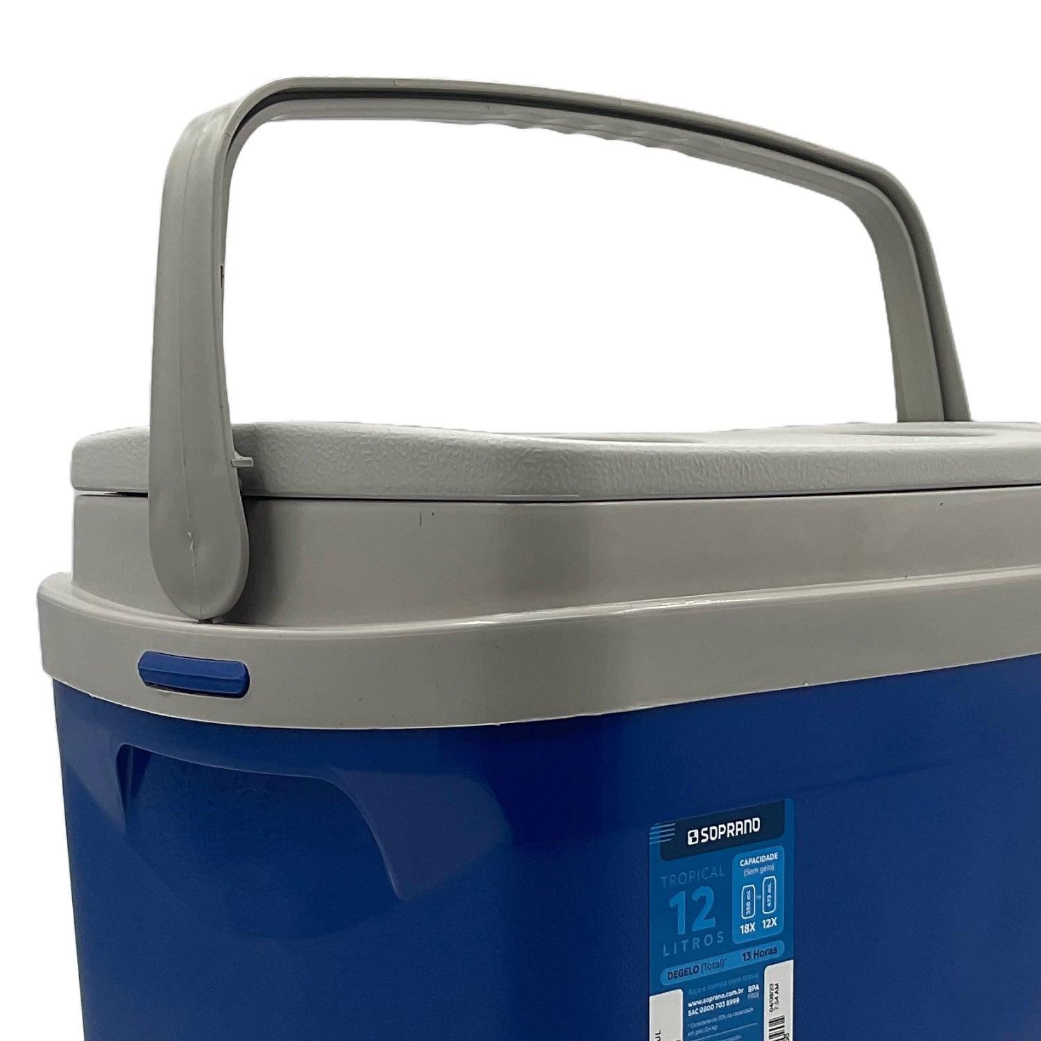 Cooler Tropical 12 Litros Con Portavasos Soprano-2