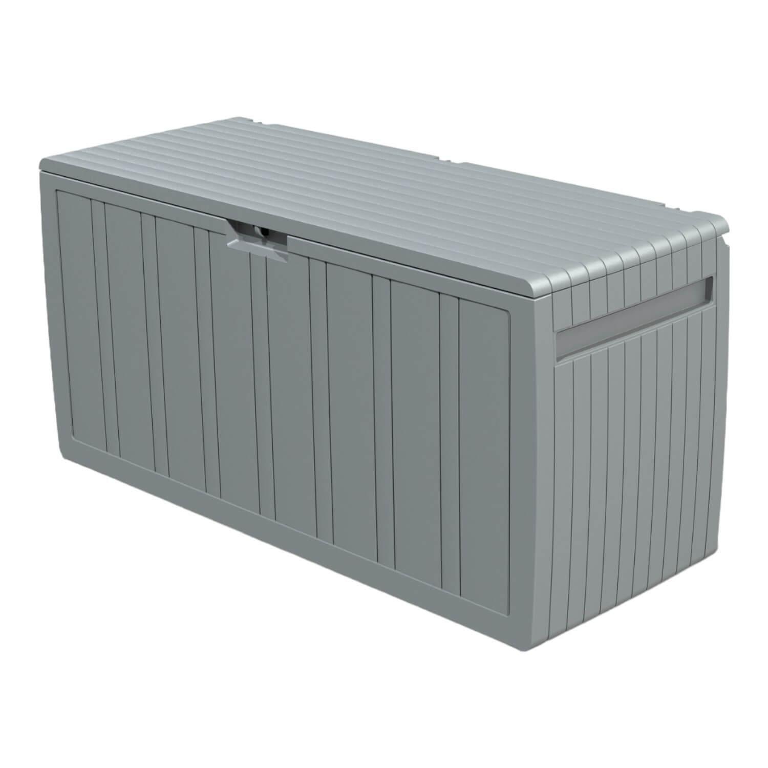 Baúl Bodega Caja Almacenaje 270L Gris Ram-0