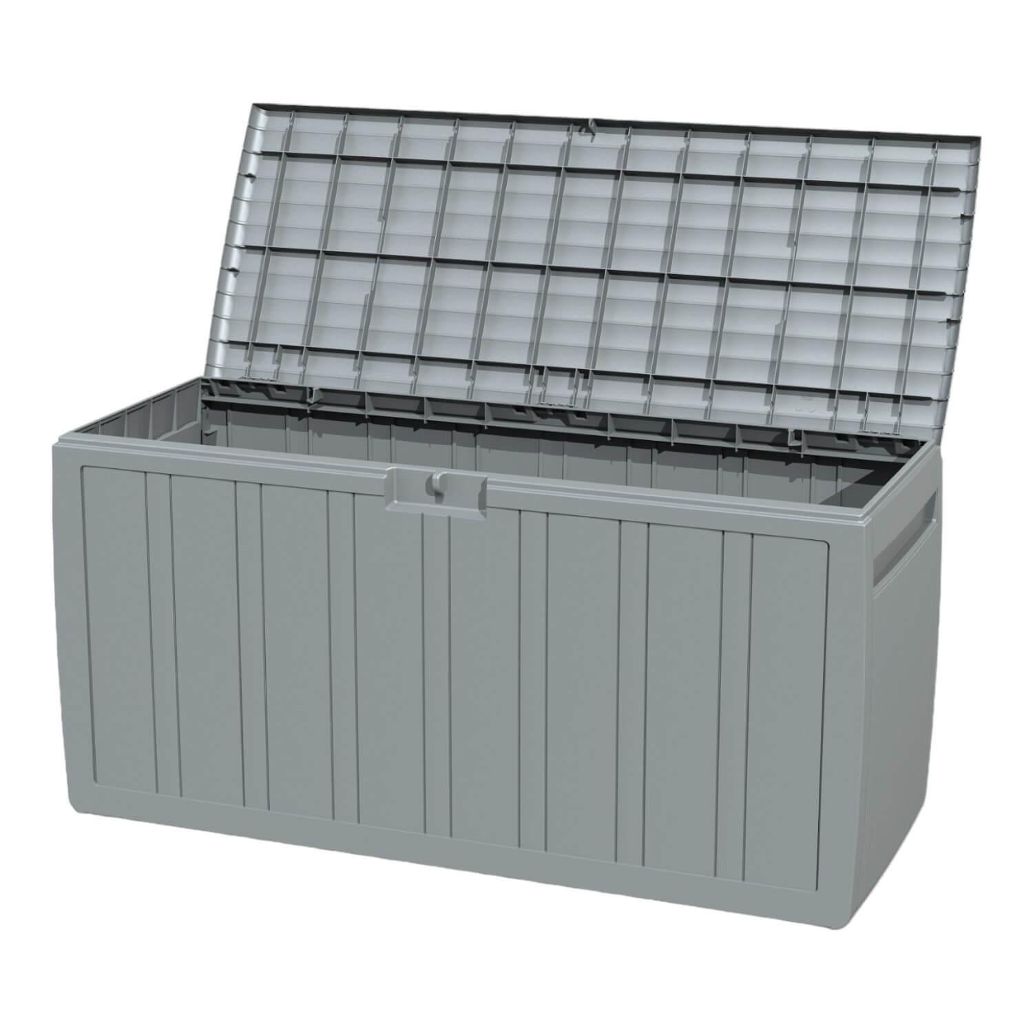 Baúl Bodega Caja Almacenaje 270L Gris Ram-5