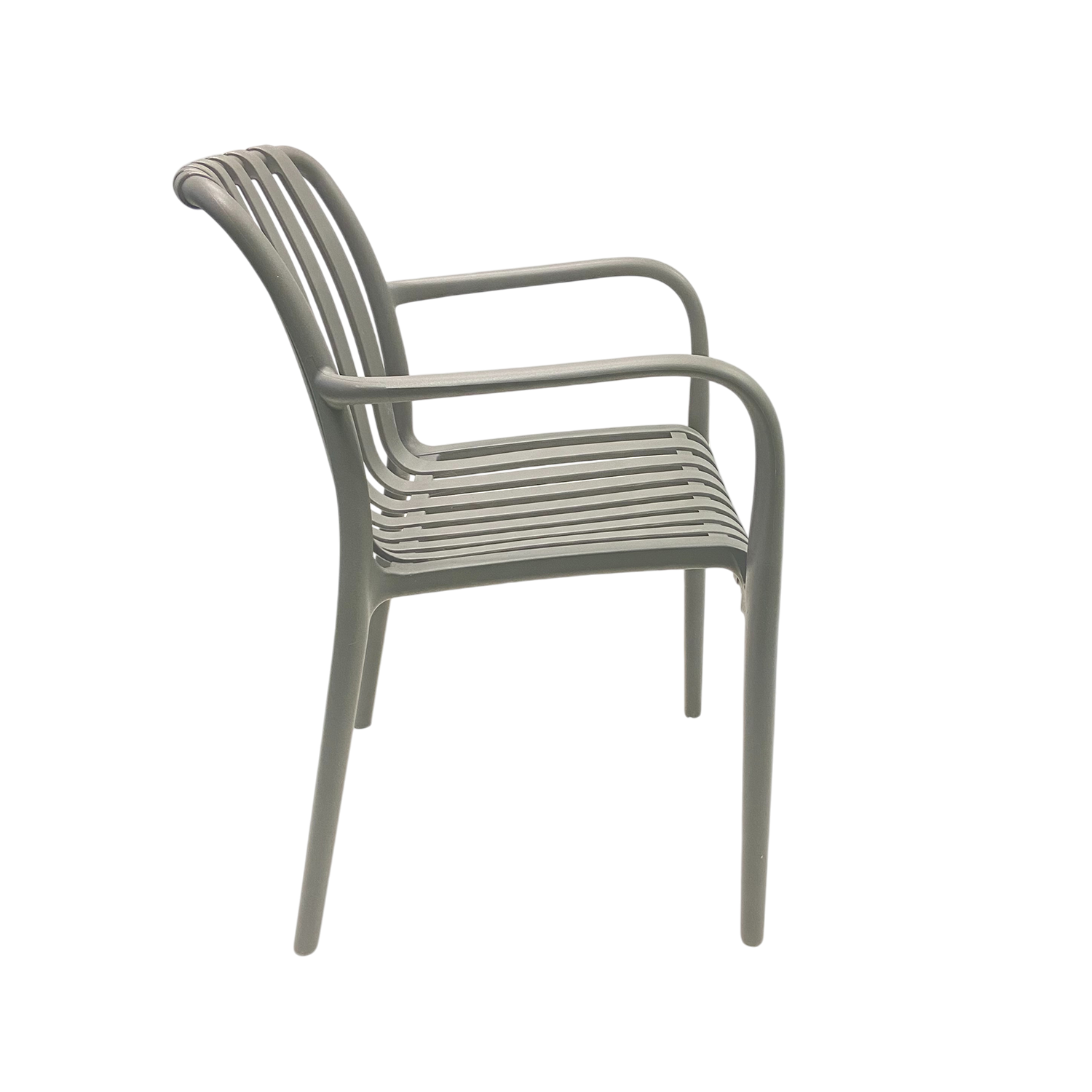 Silla Plástico Apilable Deco Bonn Gris Escandinavia-2