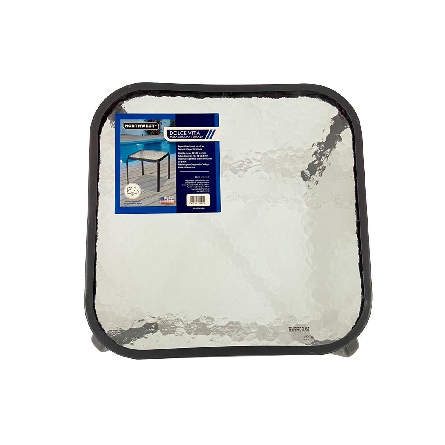 Mesa Auxiliar Terraza Dolce Vita 40x40x43cm Northwest-2