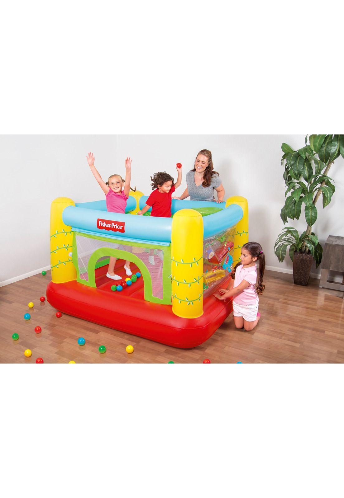 Castillo Saltador Inflable Con Pelotas Fisher Price 1.75X1.73X1.14M-6