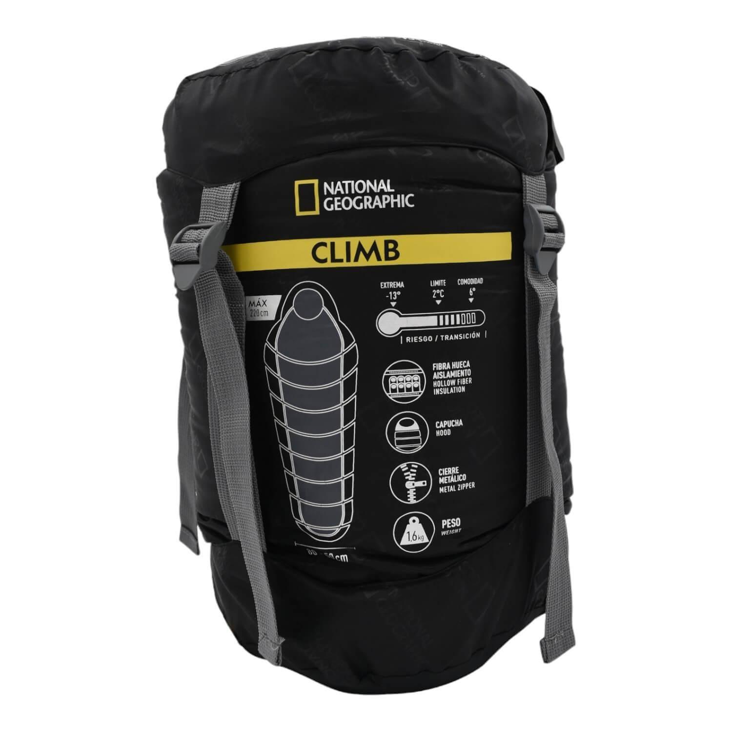 Saco De Dormir Climb 6°C Amarillo National Geographic-2
