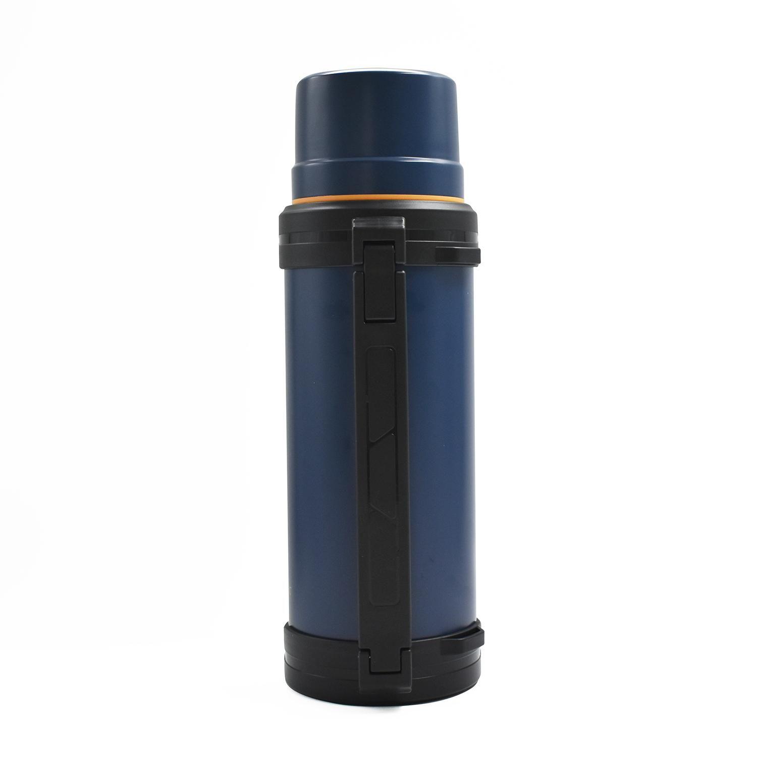 Termo Agua Acero Inox Mango Movible Tapa Stopper 1.8L Azul-3