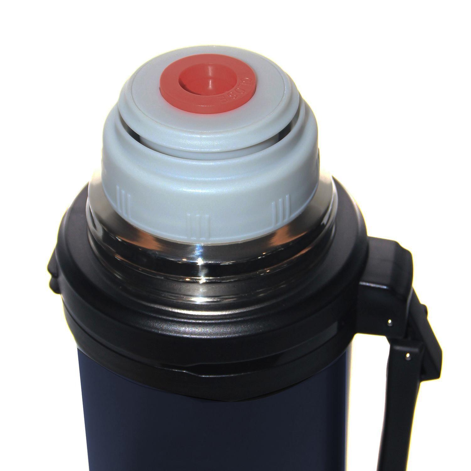 Termo Agua Acero Inox Mango Movible Tapa Stopper 1.8L Azul-4
