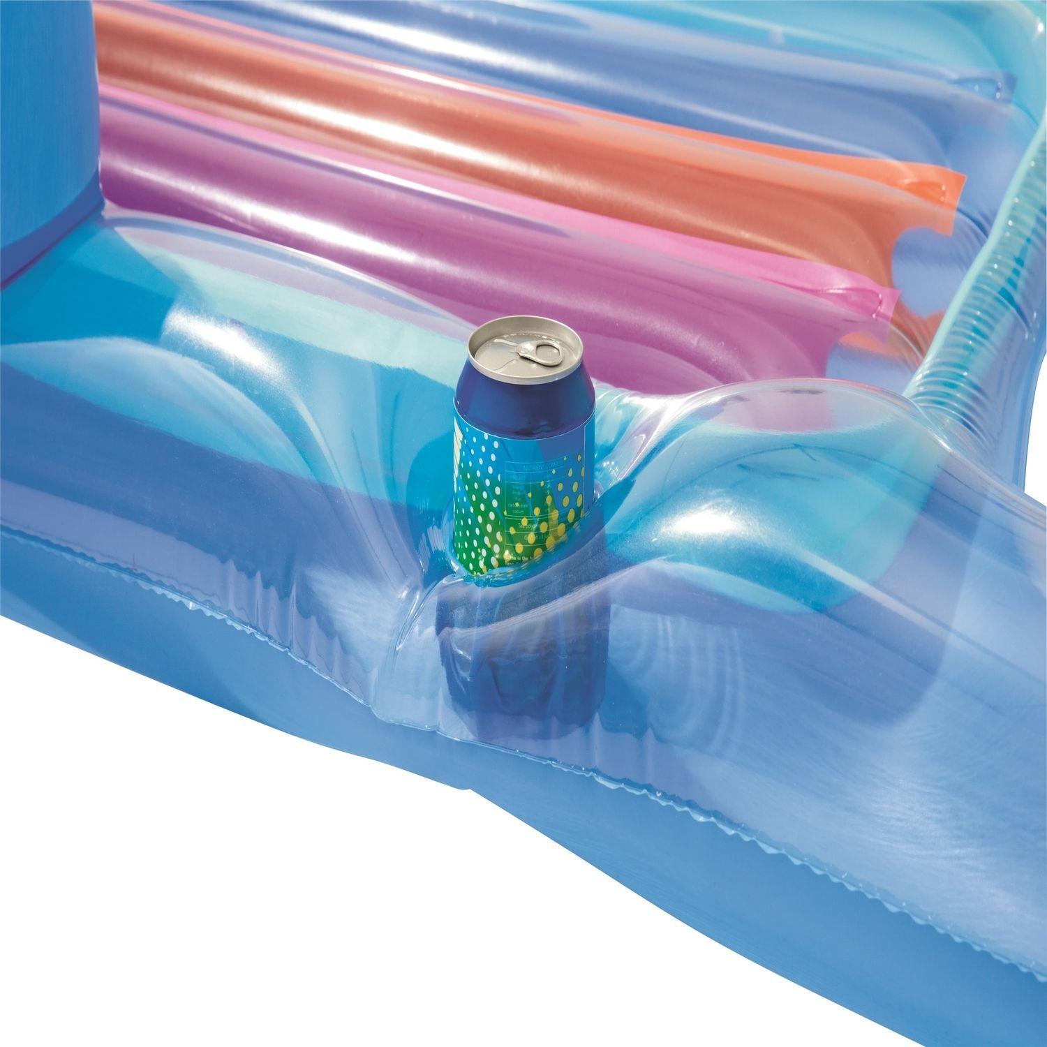 Colchoneta Inflable Fashion Con Respaldo Y Apoya Brazo 161X83Cm Bestway-7