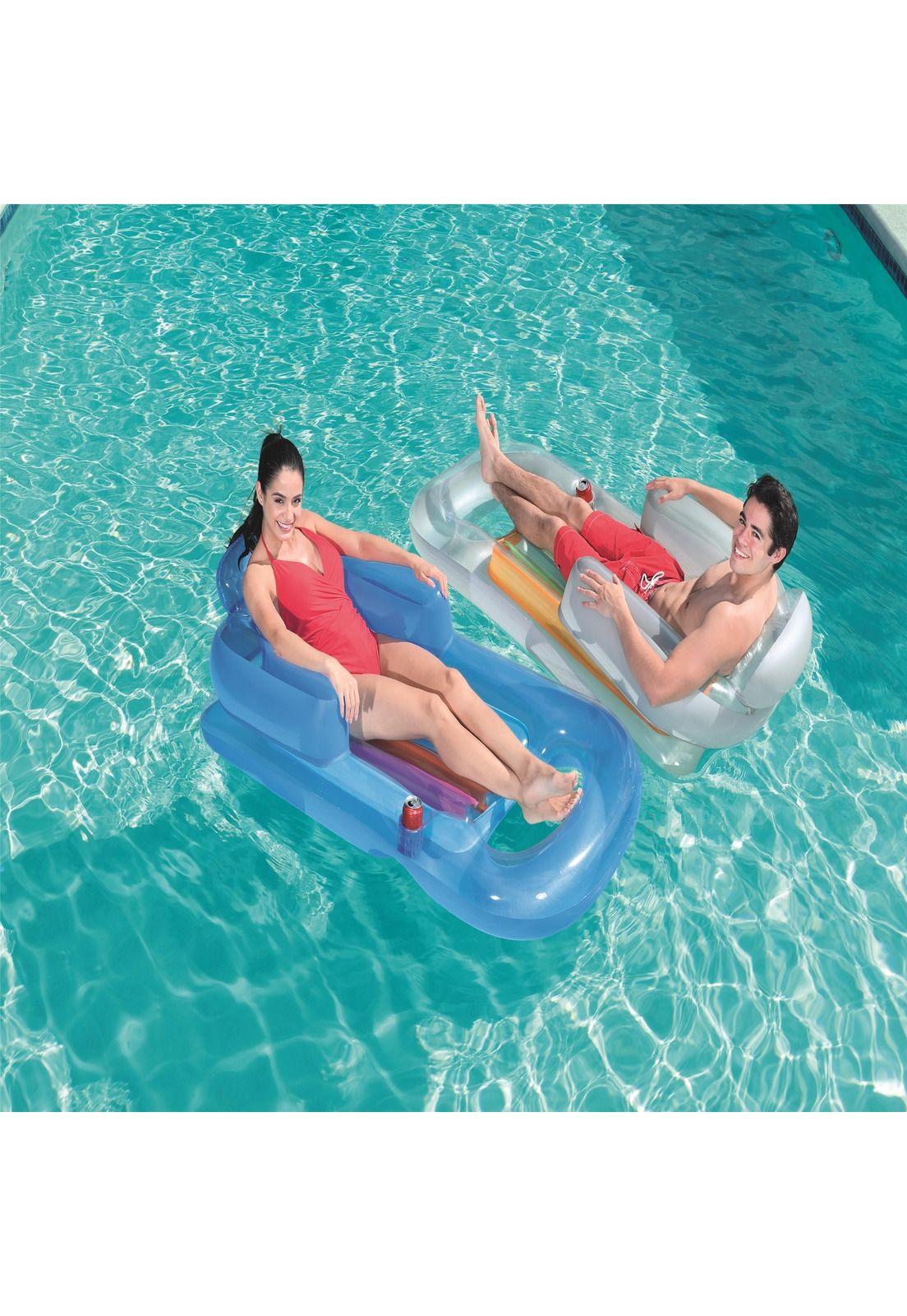 Colchoneta Inflable Fashion Con Respaldo Y Apoya Brazo 161X83Cm Bestway-9