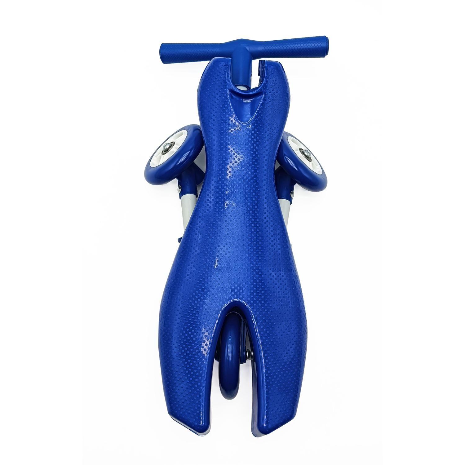 Triciclo Bicicleta Aprendizaje Plegable Sin Pedales Azul Bex-4
