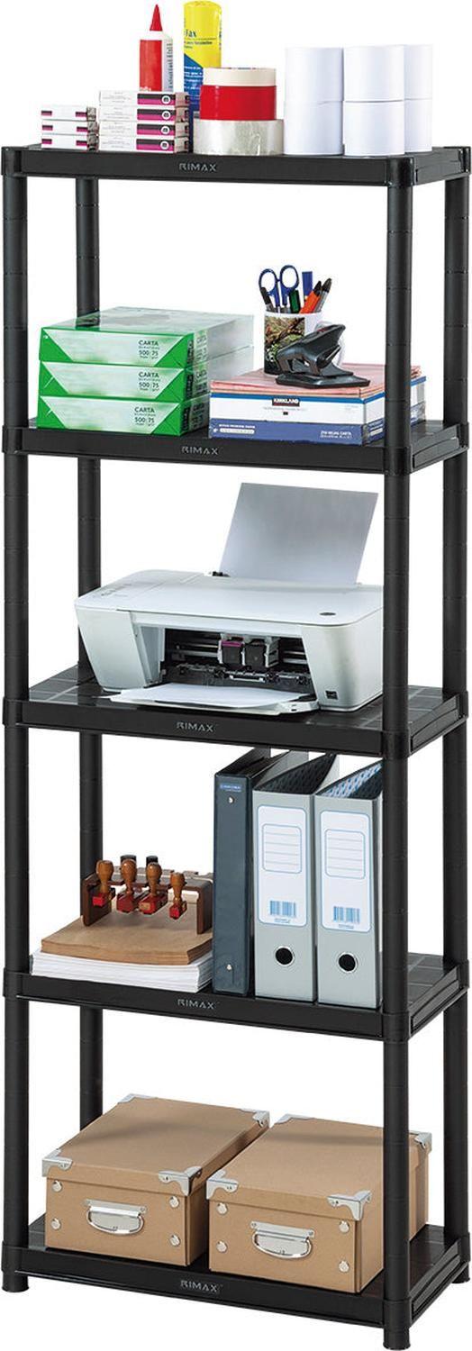 Estante Repisa Rack plastico 5 Niveles 61x30x170cm Rimax-1