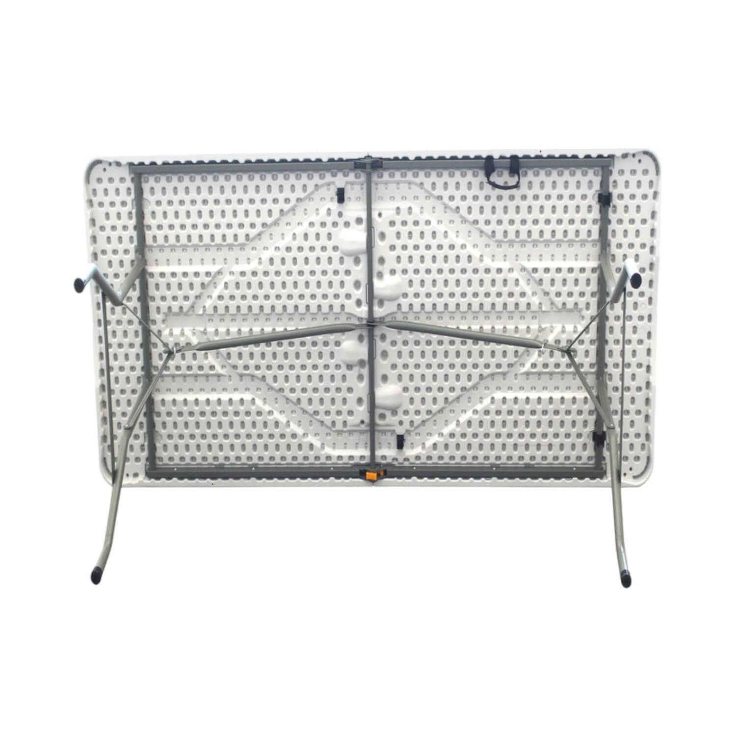 Mesa Plegable 150x70x74cm Blanca Northwest-3