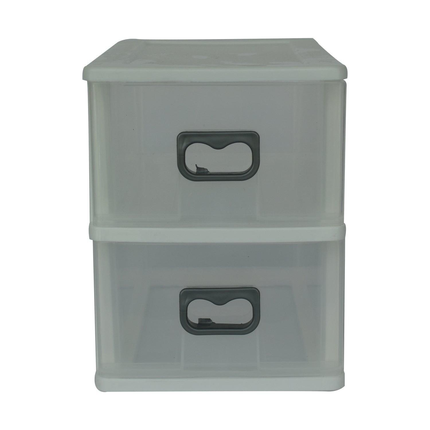 Cajonero Infantíl 2 Niveles Plastico Blanco San Bernardo-0