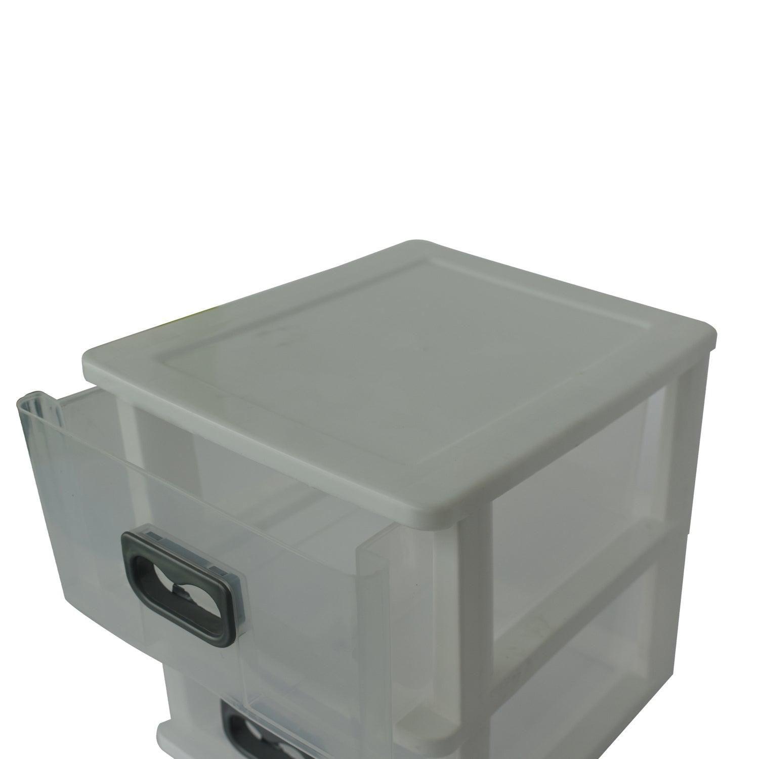 Cajonero Infantíl 2 Niveles Plastico Blanco San Bernardo-2