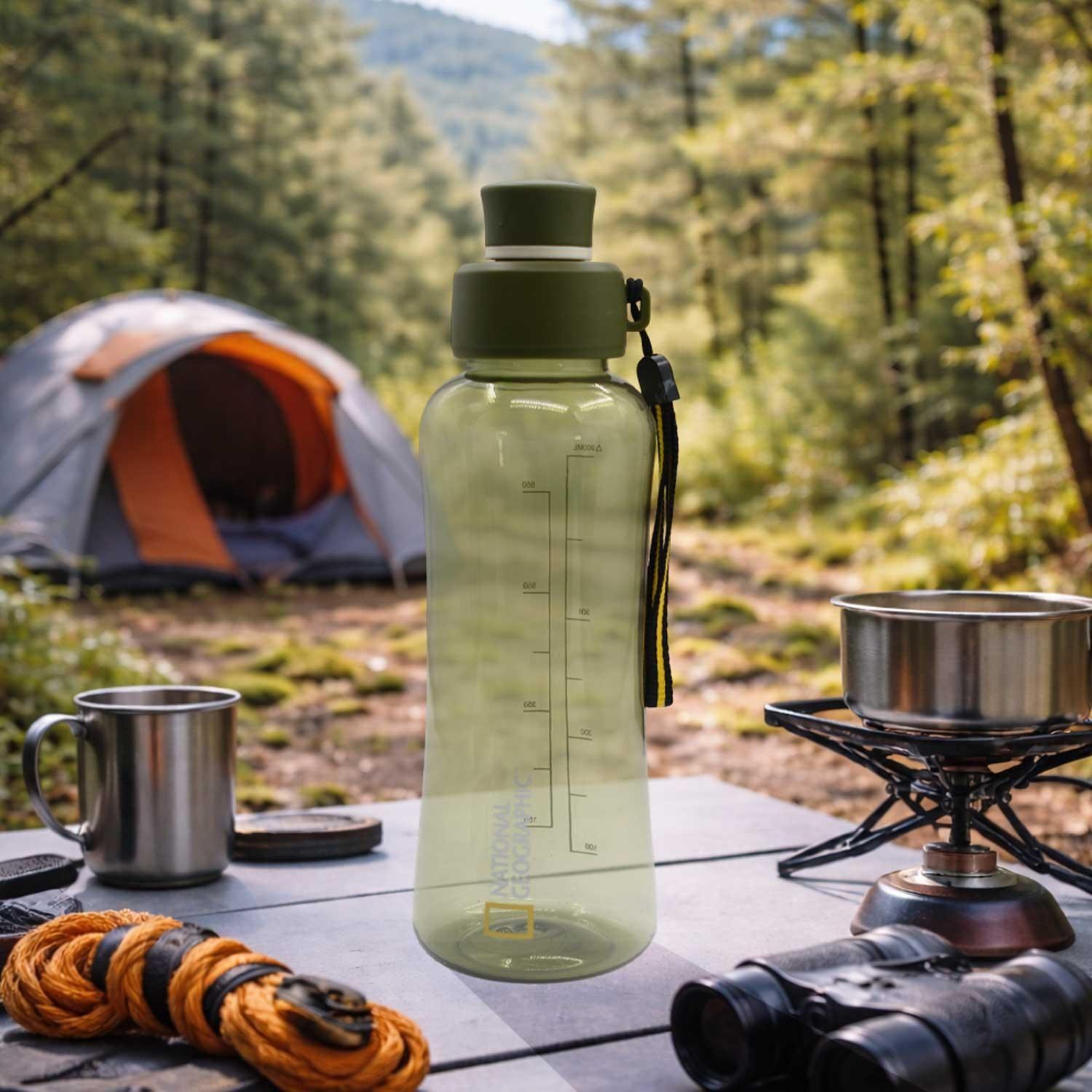 Botella hidratación 900ML Verde National Geographic-3