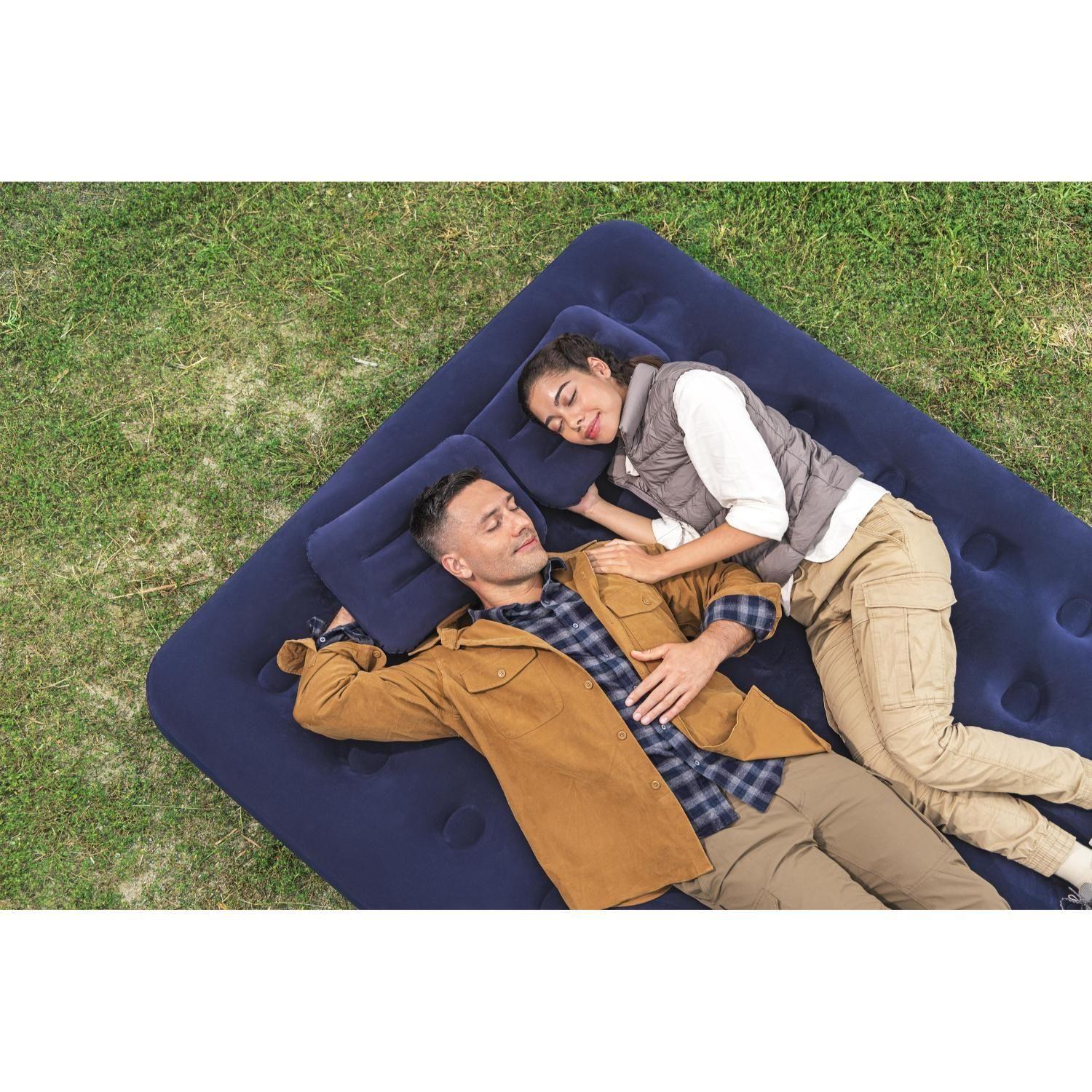 Colchón Inflable Queen + Inflador + 2 almohadas Bestway-5