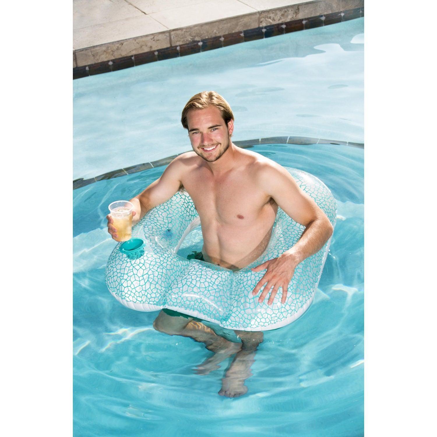 Flotador Con Respaldo Y Porta Vaso 102X94Cm Bestway-7