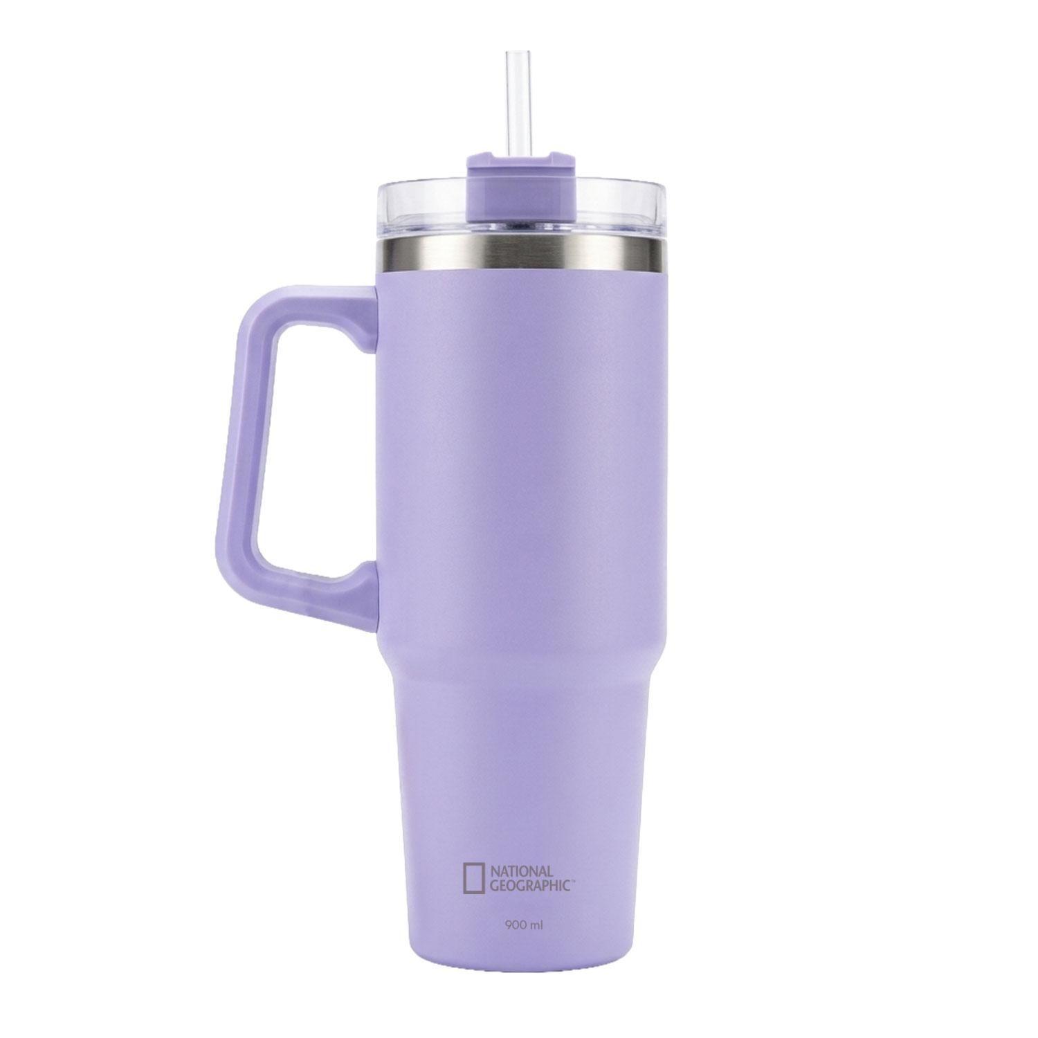 Botella Vaso Termico Mango 900ML Lila National Geographic-0