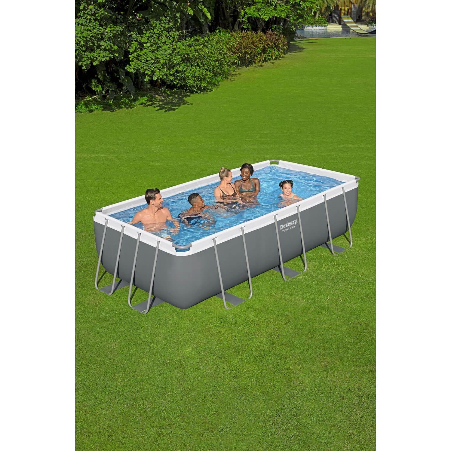 Piscina Bestway Rectangular Filtro+Accesorio 4.04X2.01X1.00M-1