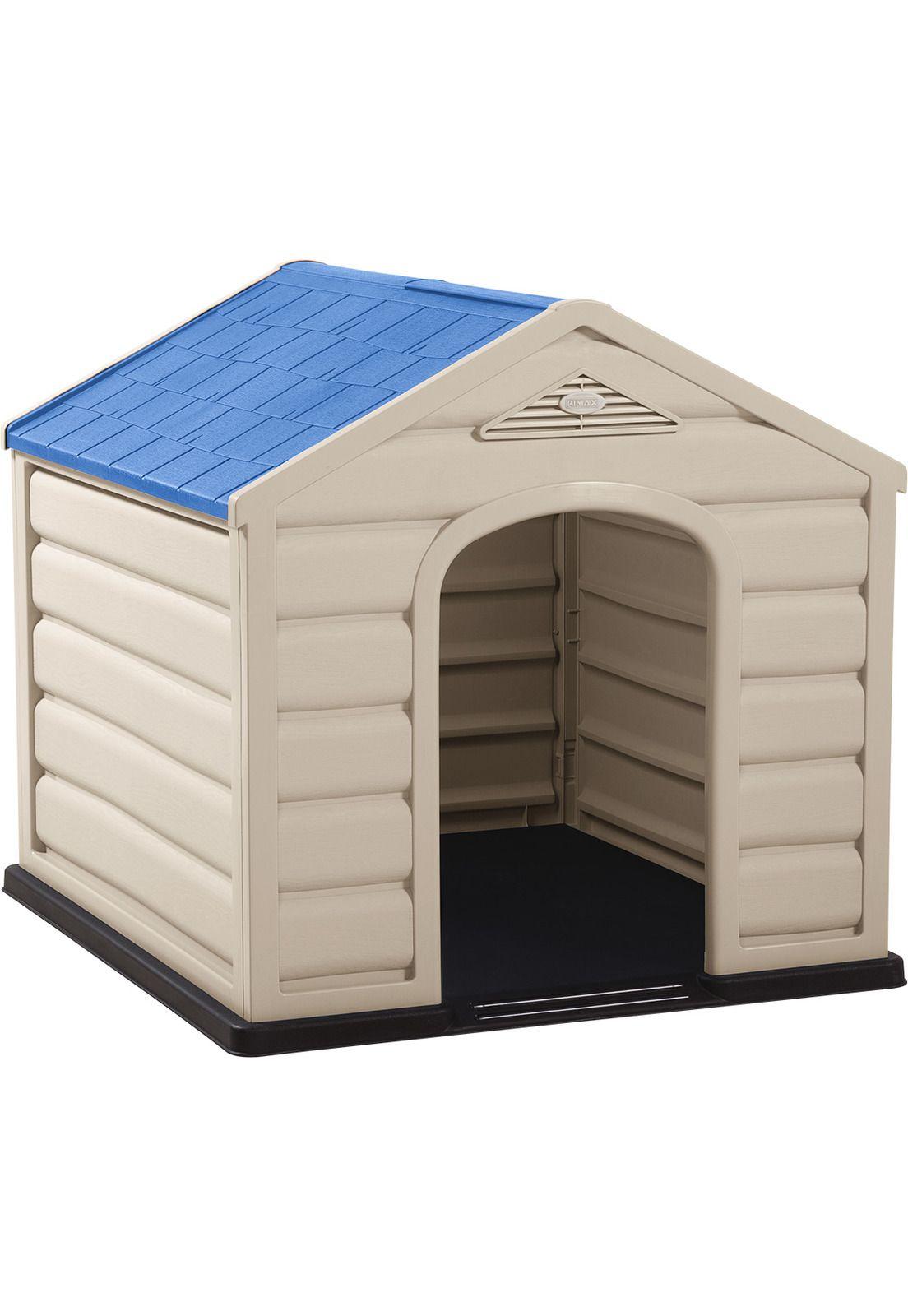 Casa Para Perro Grande Techo Azul 92x90x89 cms Rimax-0