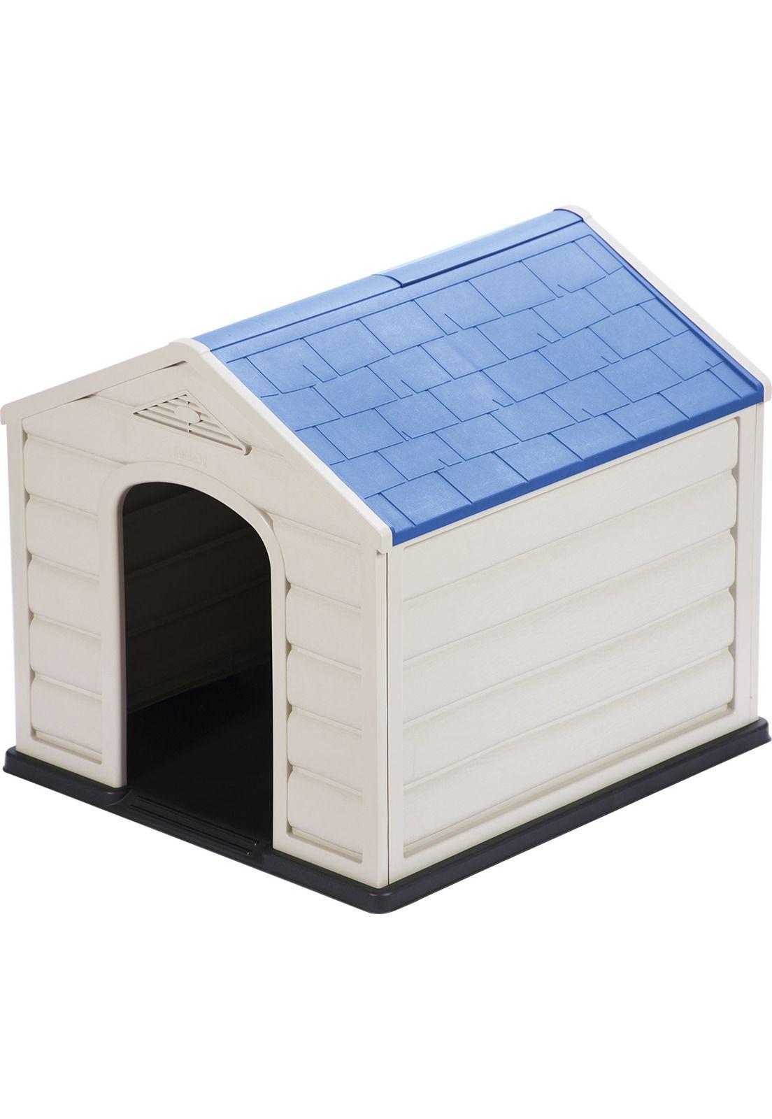 Casa Para Perro Grande Techo Azul 92x90x89 cms Rimax-1