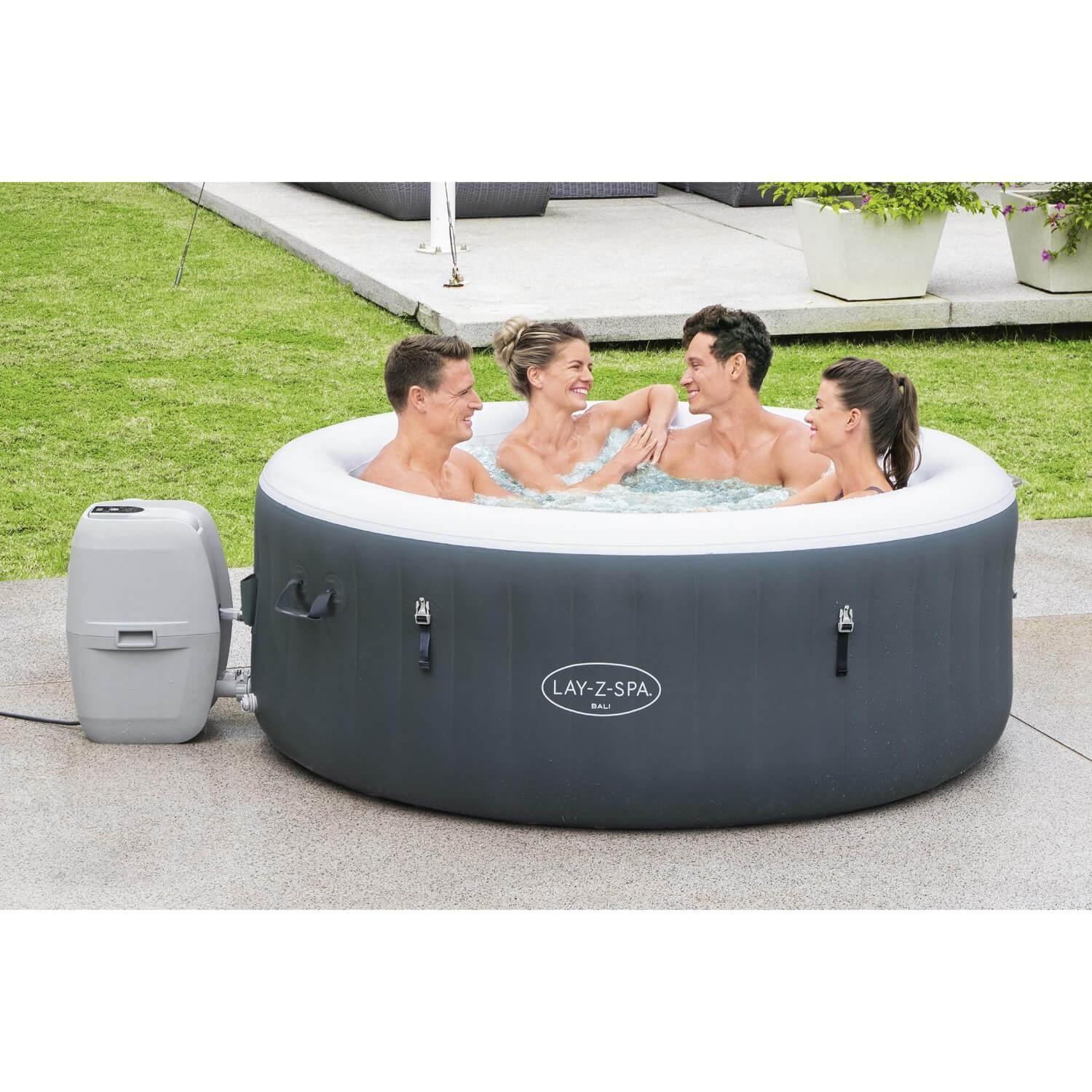 Hot Tub Spa Jacuzzi Inflable Bali Airjet 4 Personas Bestway-1