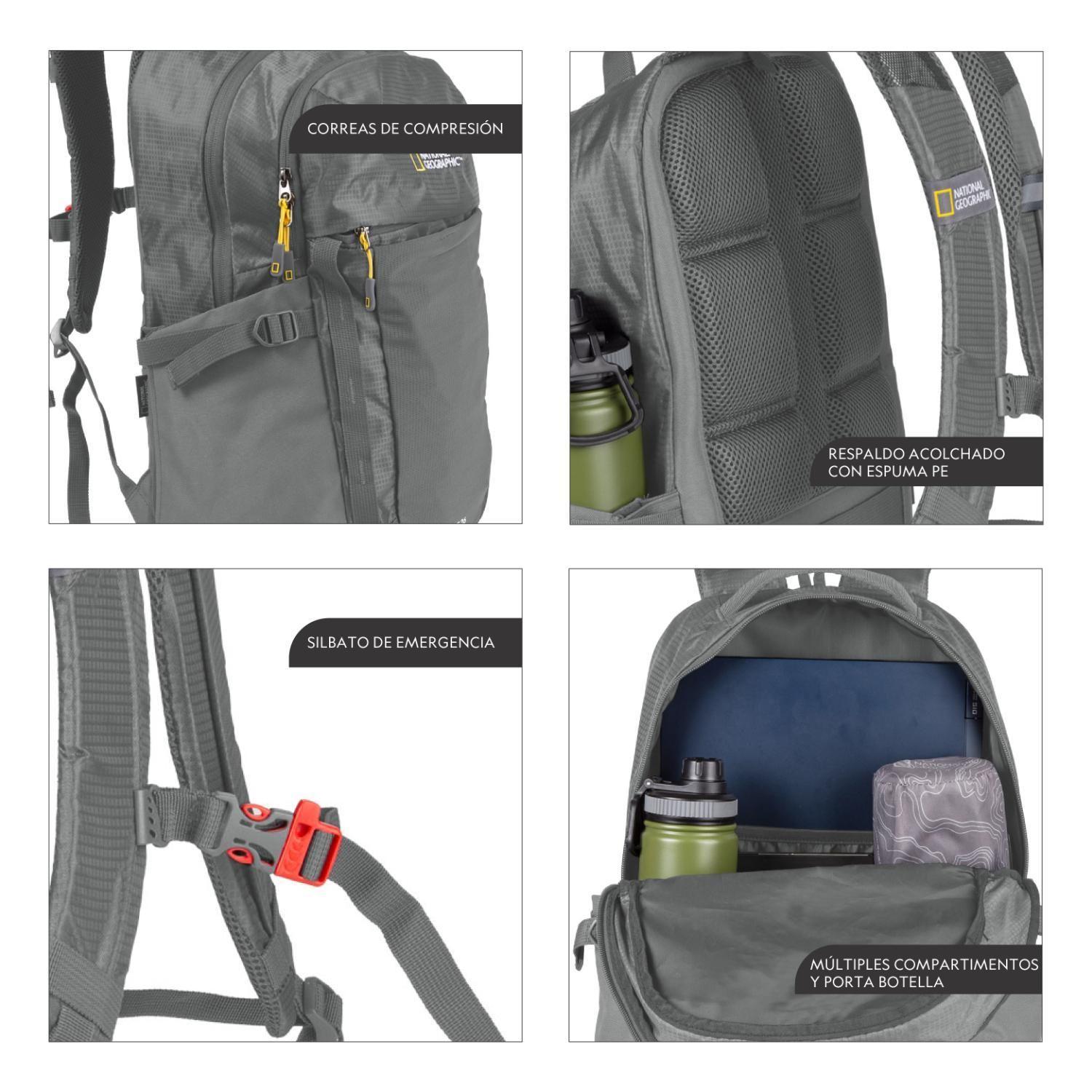 Mochila Dal Lake Gris 26 Litros National Geographic-6