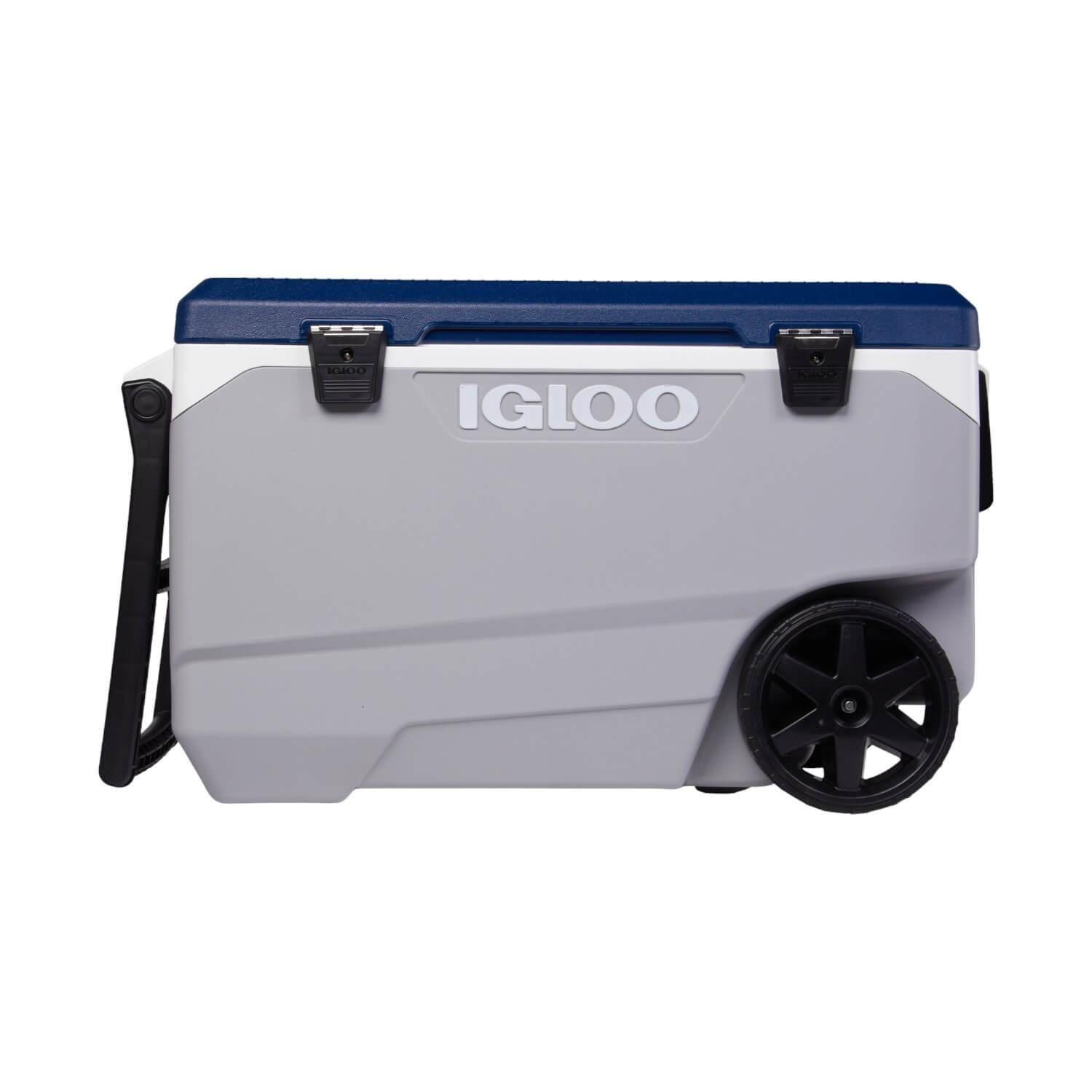 Cooler Hielera Nevera Con Ruedas MaxCold Gris 85 Litro Igloo-9