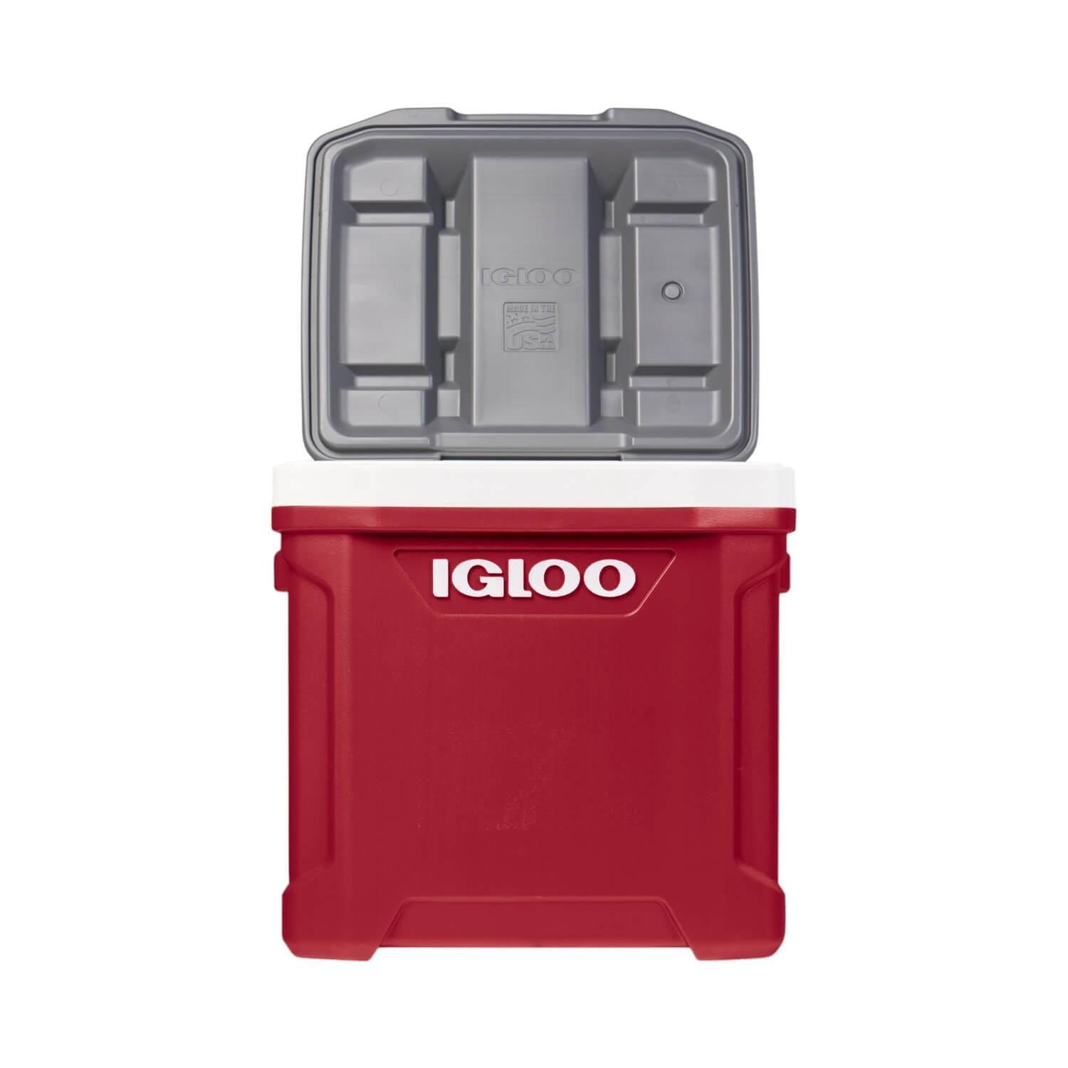 Cooler Nevera Hielera Latitude Ruedas Rojo 57 Litros Igloo-9